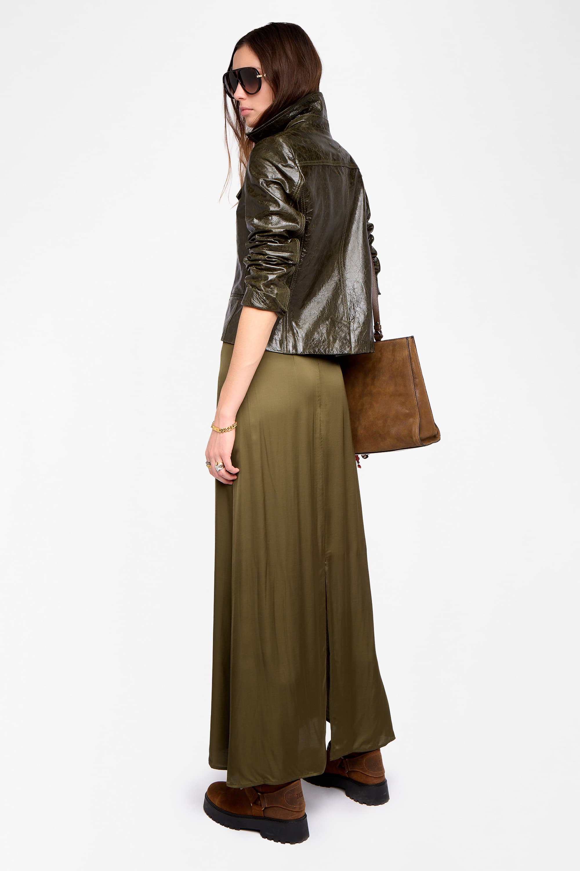 Jimeno Satin Skirt