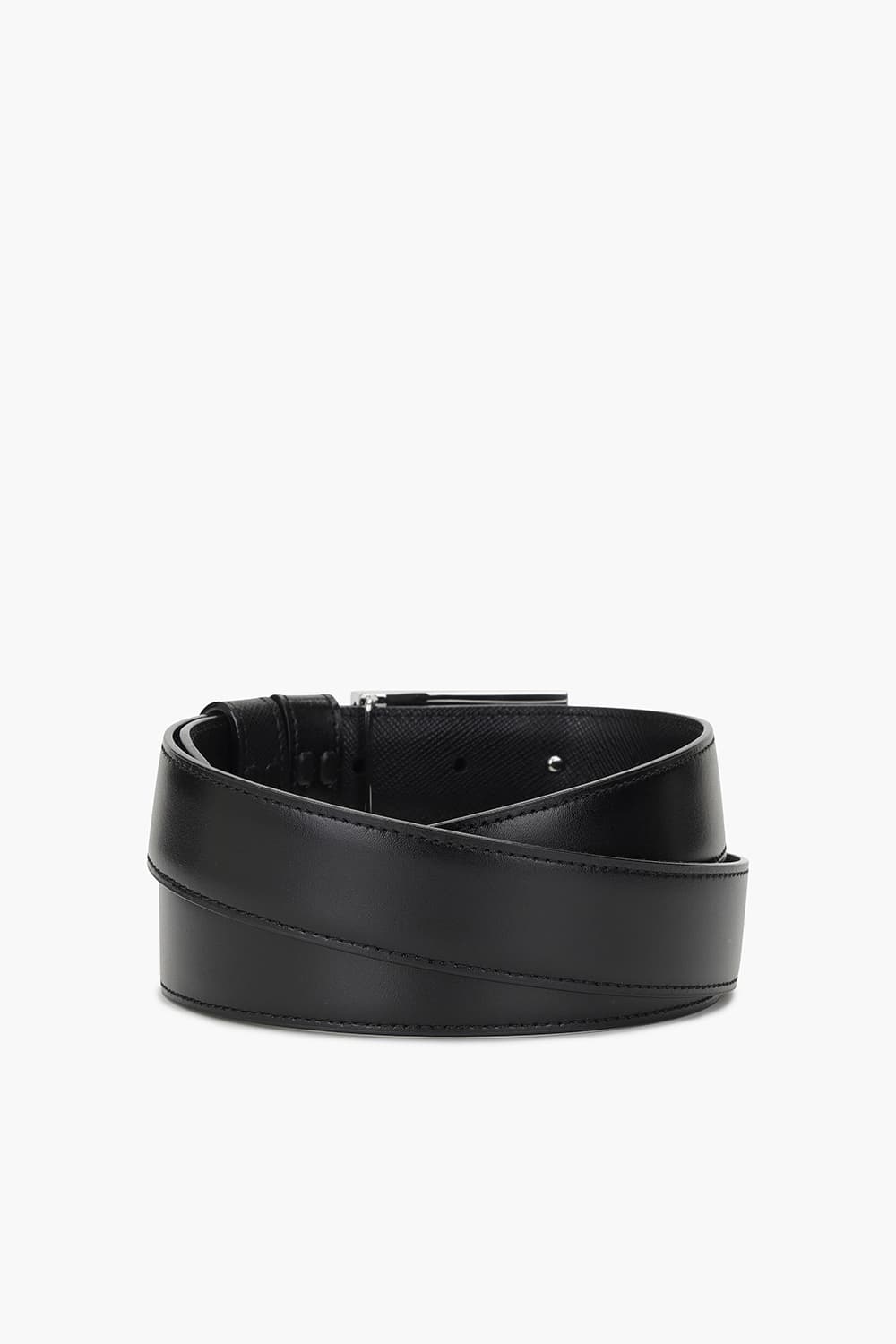 26 D로고 박스 버클 팔라듐 30mm 양면 벨트 블랙스무스/블랙사피아노 CJ8401000KR