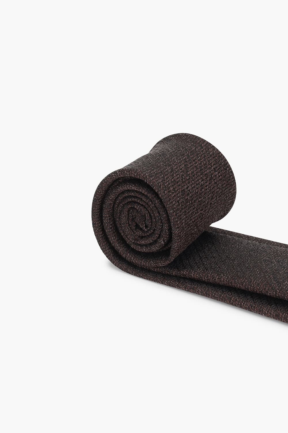 조직 솔리드 삼색 자수 254 넥타이 브라운 TE6SM62KA254TBW