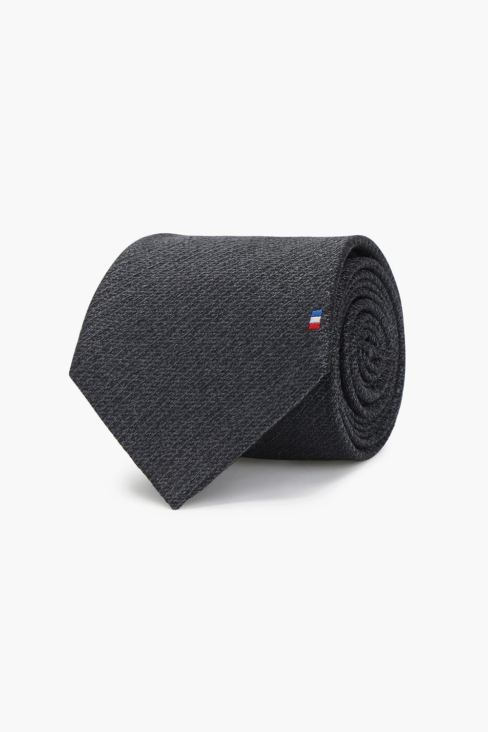 조직 솔리드 삼색 자수 254 넥타이 그레이 TE6SM62KA254TGY