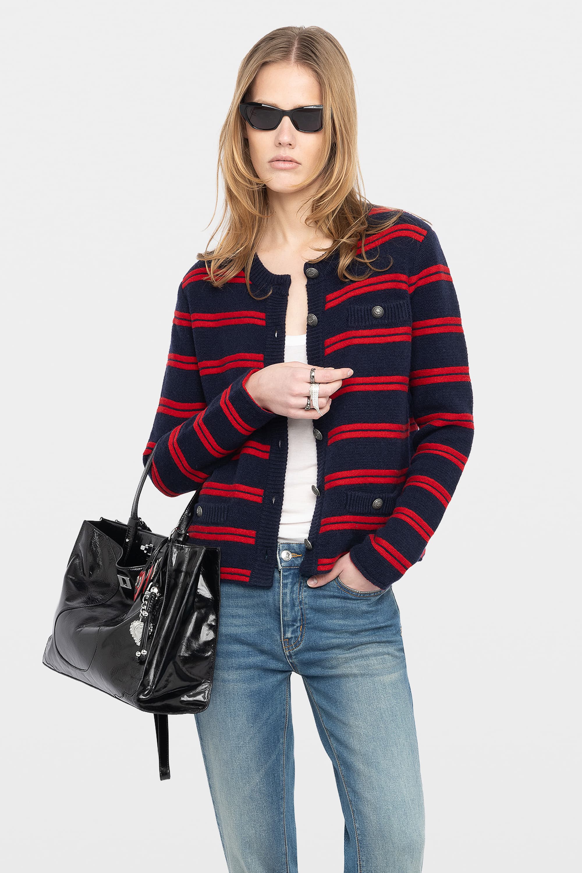 Camo Stripes Cardigan