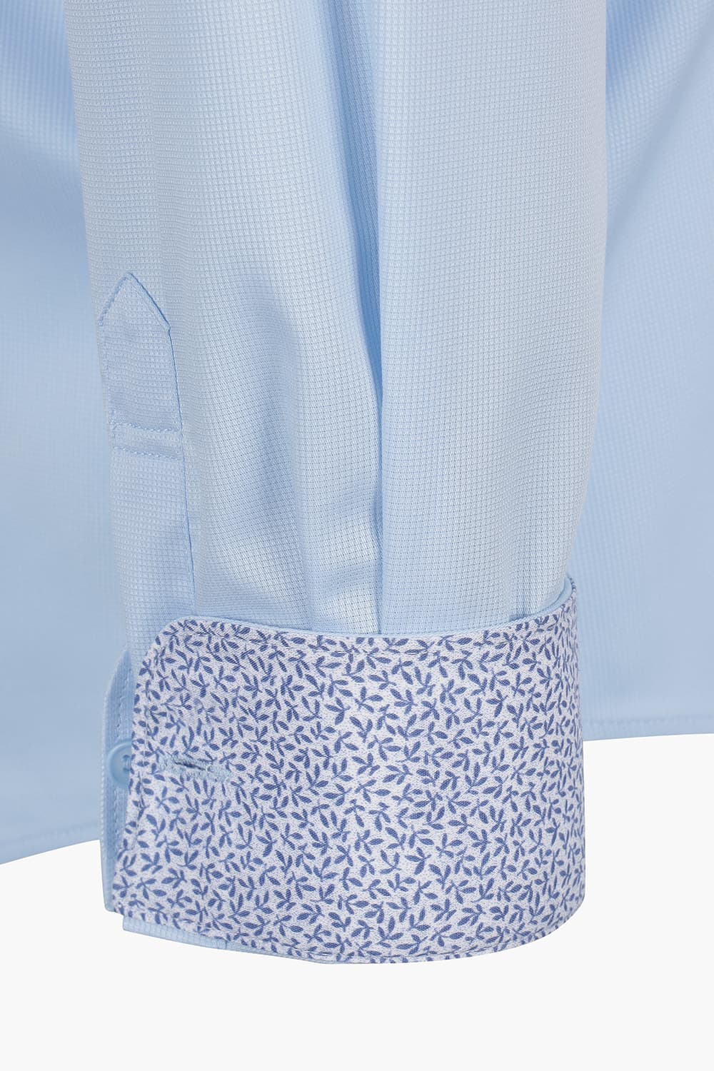 텐셀 도비 배색 164 비즈니스 셔츠 블루 SE5SM11LS164SBU