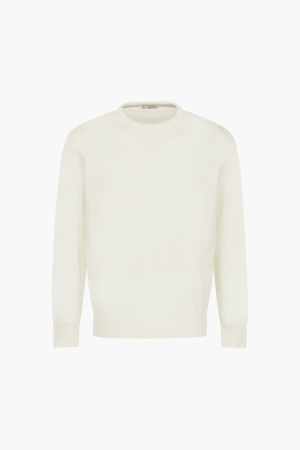 ROND 코튼 크루넥 101 아이보리 긴소매 니트