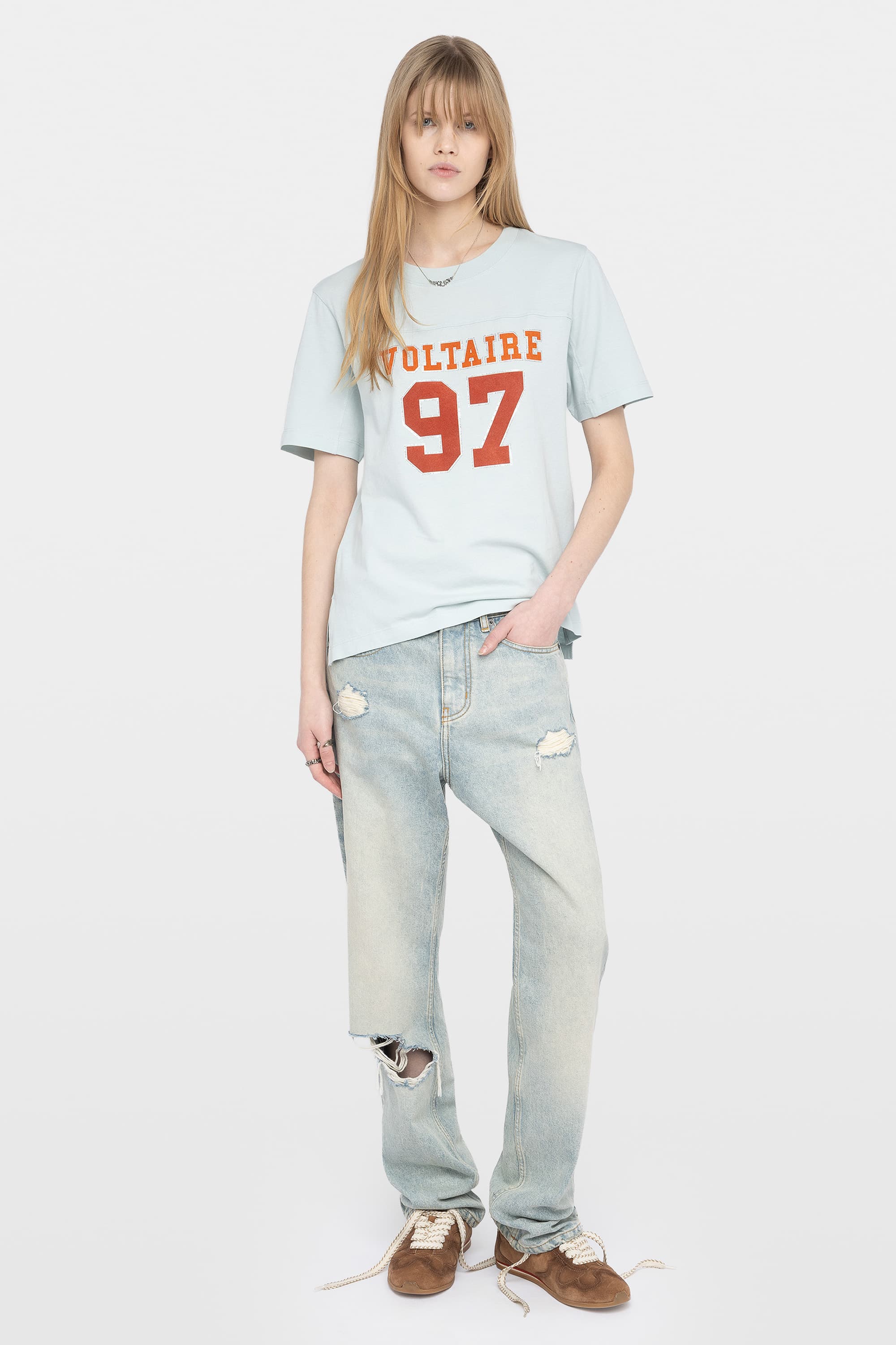 Boo Voltaire Strass T-Shirt