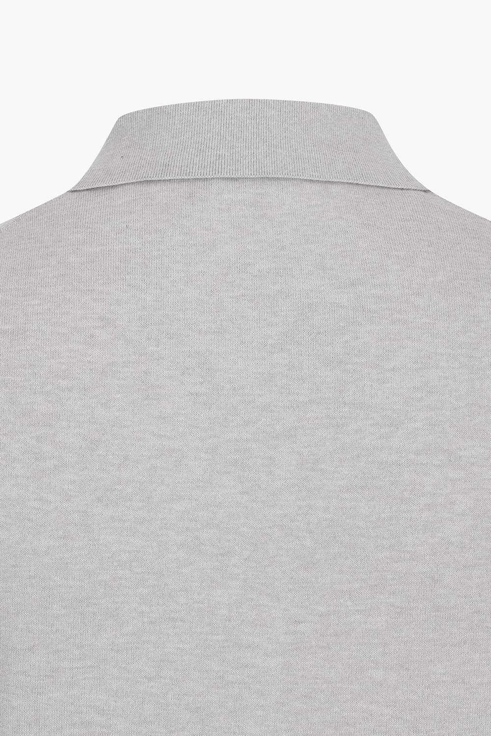 WS 코튼 폴로 베이직 503 그레이 반소매 니트