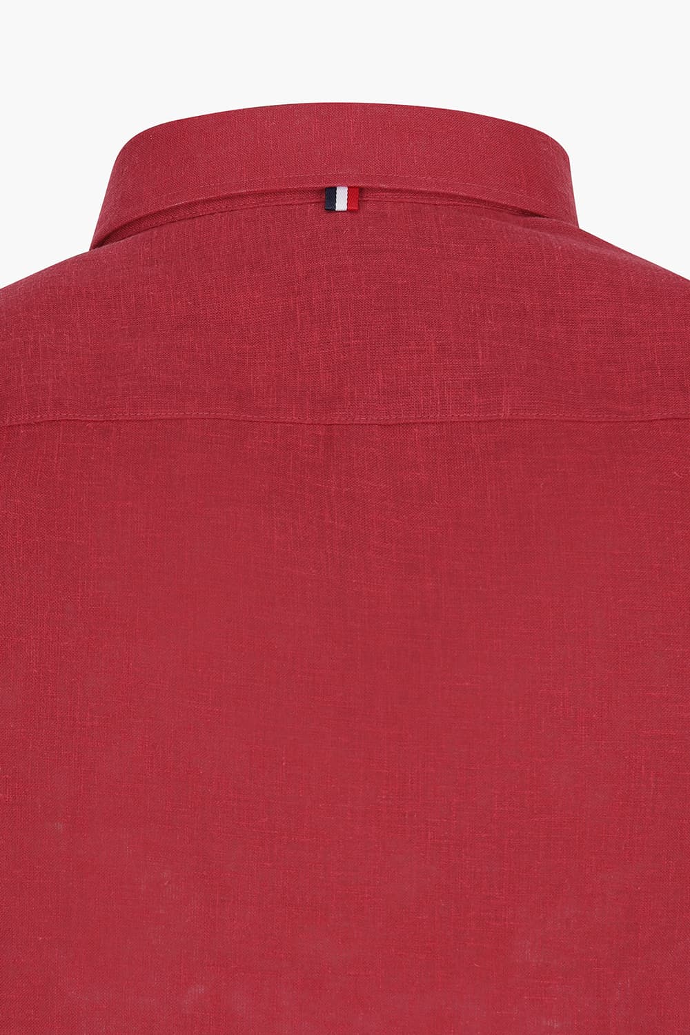 린넨 카라 루프탭 트리콜로르 955  컴포터블(뉴캐주얼핏) 셔츠 레드 SE6SM22LS955SRD