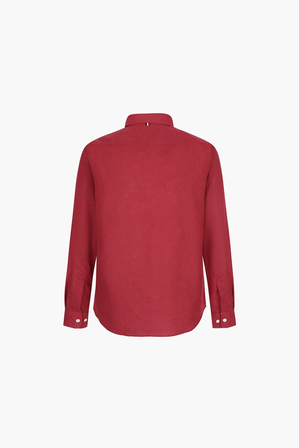 린넨 카라 루프탭 트리콜로르 955  컴포터블(뉴캐주얼핏) 셔츠 레드 SE6SM22LS955SRD