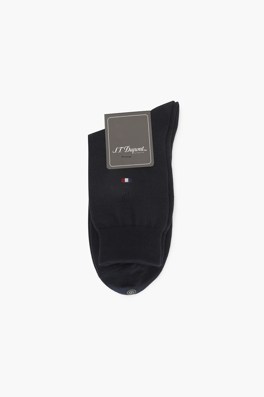 삼색 자수 1301 장목 양말 네이비 SE6SMA171301SNY