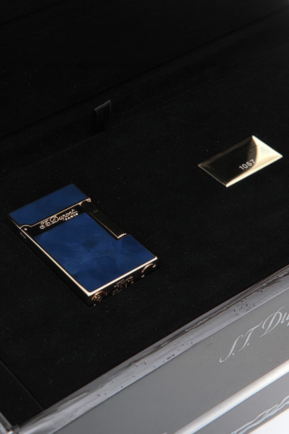 라인2 아뜰리에 라이터 옻칠 네이비블루 CA16134ZZ