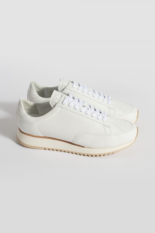 CABOURG 램스킨 나파 101 아이보리 스니커즈