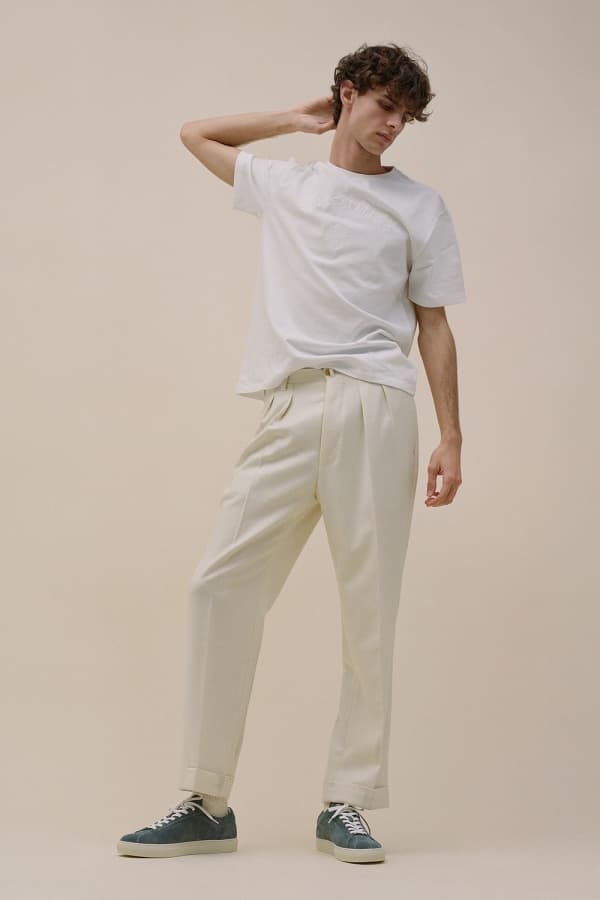 ATLANTIQUE 소가죽 스웨이드 004 블루그린 스니커즈