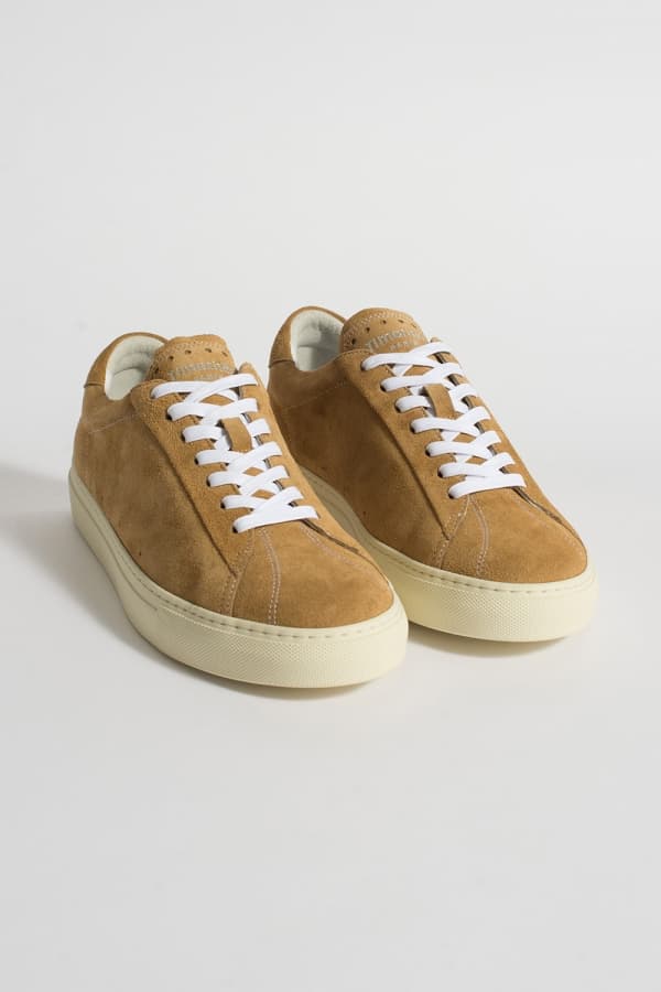 ATLANTIQUE 소가죽 스웨이드 003 브라운 스니커즈