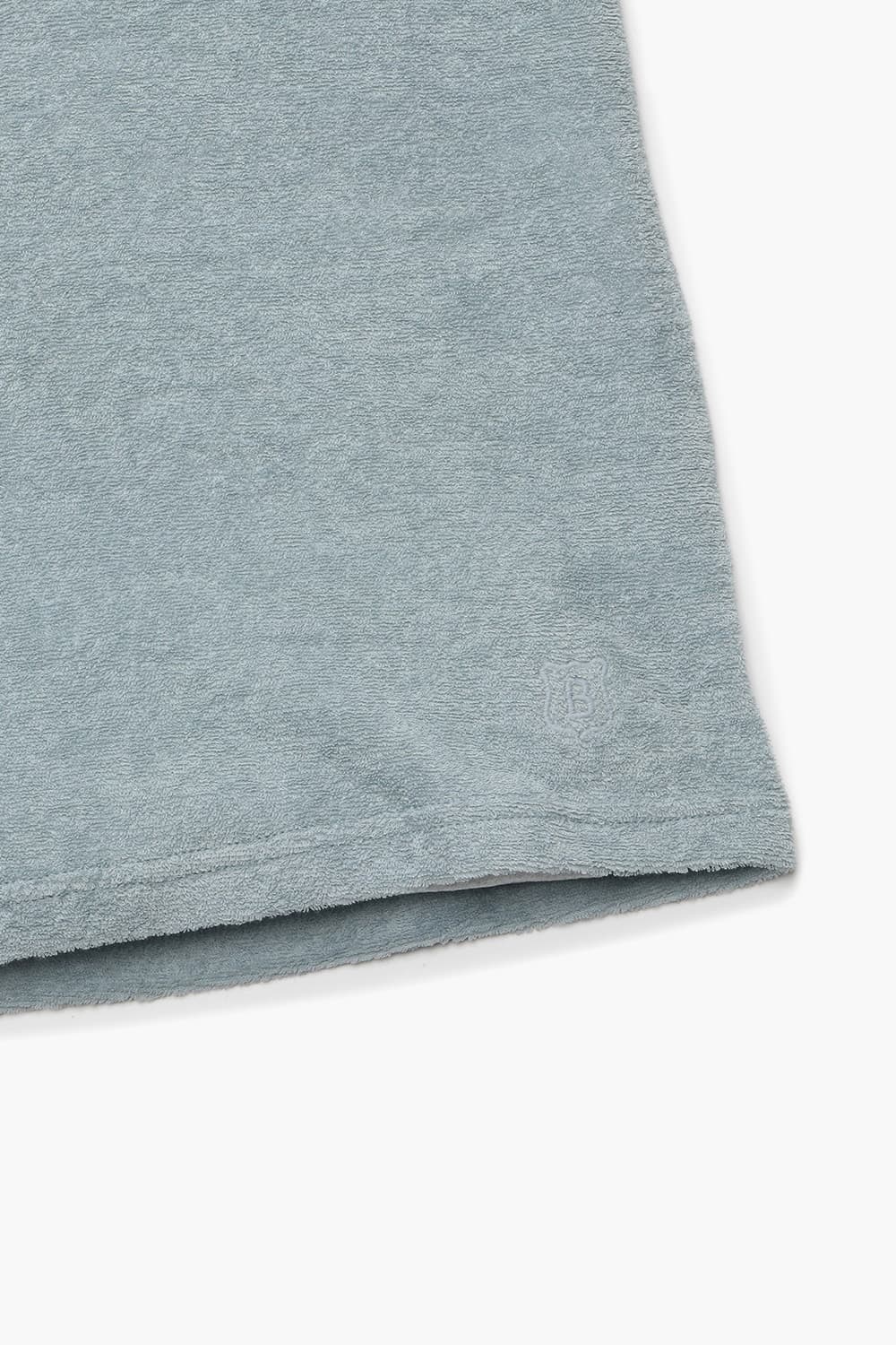 코튼 사이드 B 로고 251 라이트블루 반소매 티셔츠