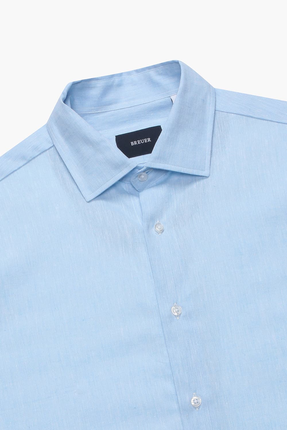 린넨 혼방 베이직 801 라이트블루 셔츠