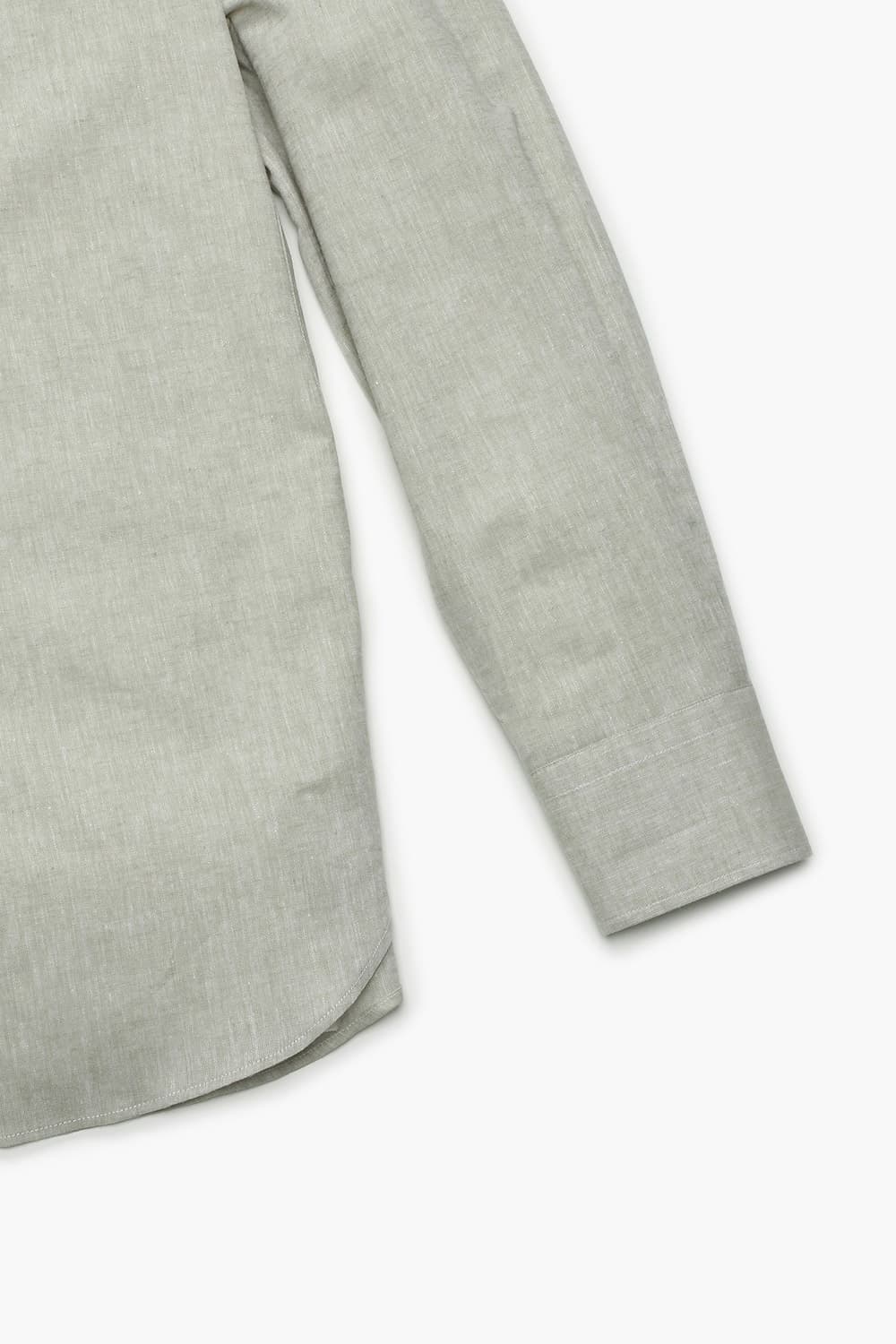 린넨 혼방 베이직 801 라이트그린 셔츠