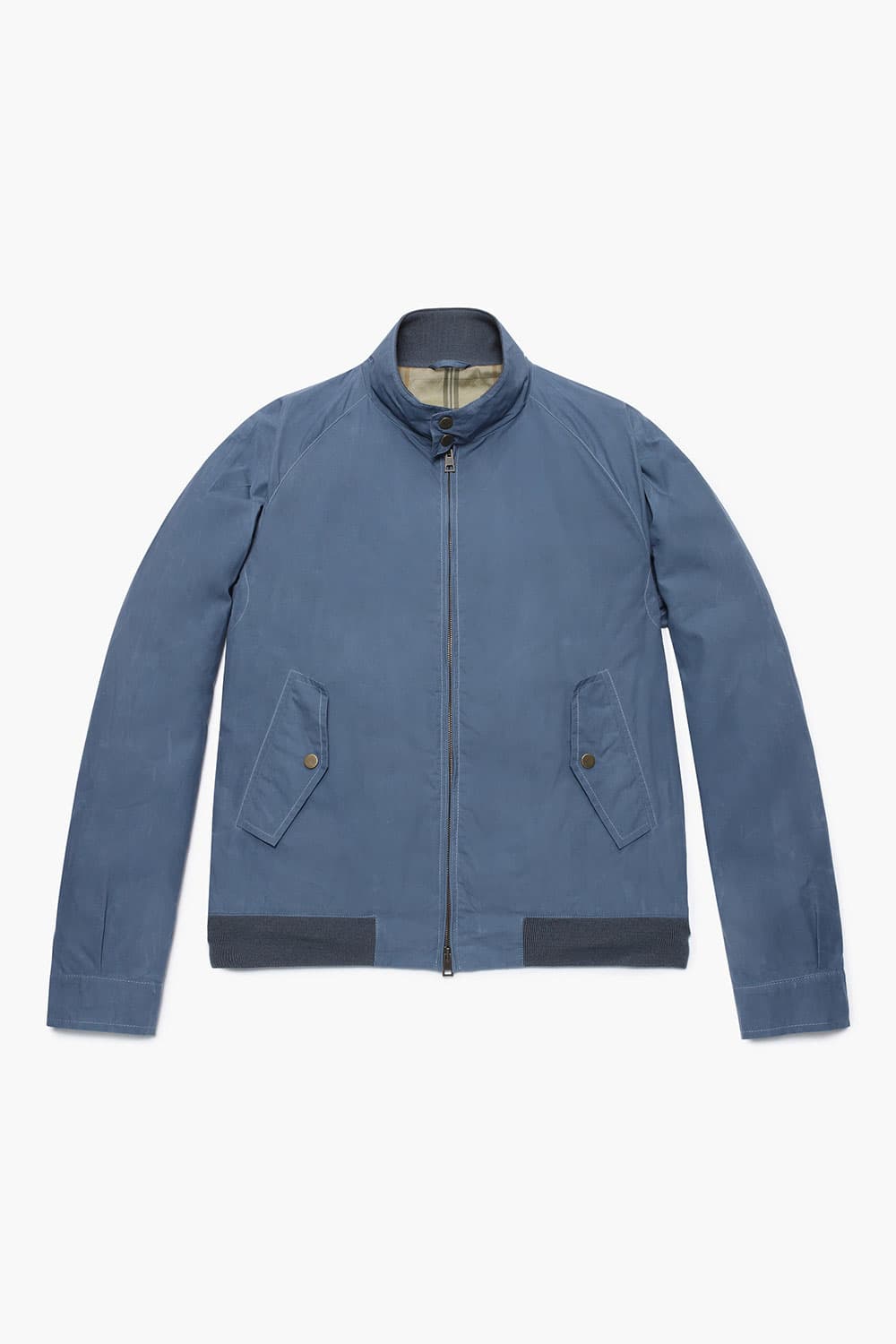 왁스 코튼 베이직 블루종 803 블루 점퍼