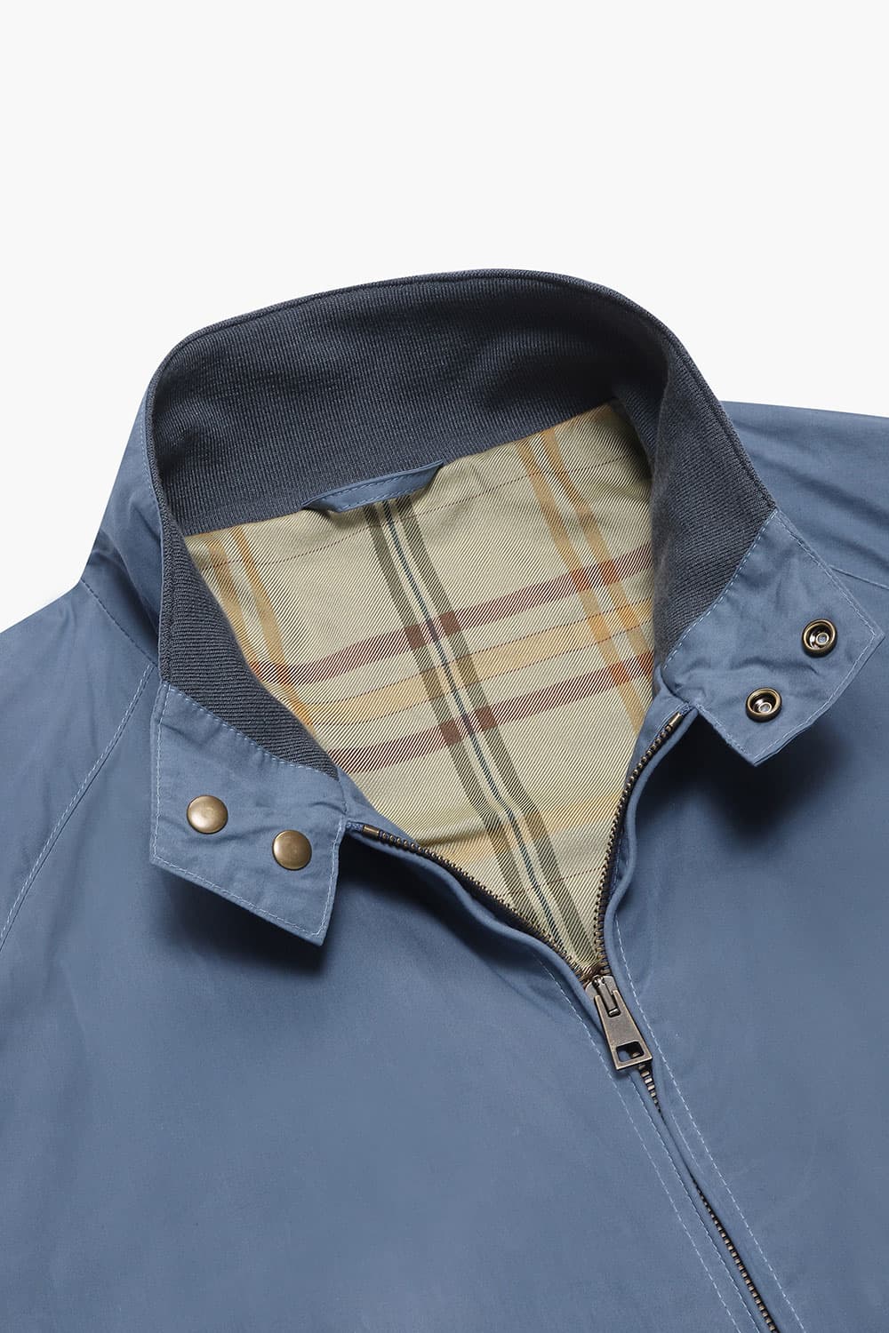 왁스 코튼 베이직 블루종 803 블루 점퍼