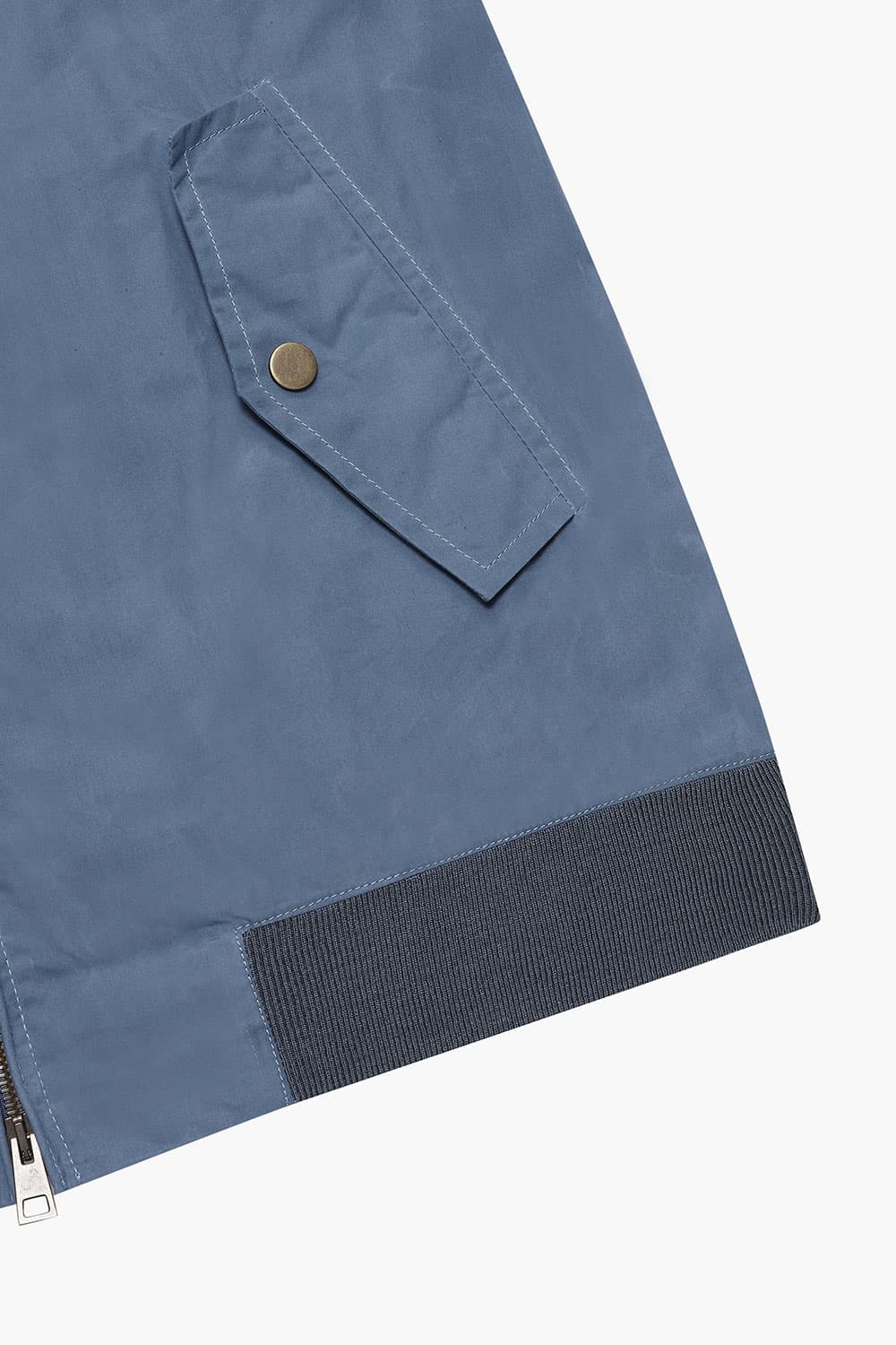 왁스 코튼 베이직 블루종 803 블루 점퍼