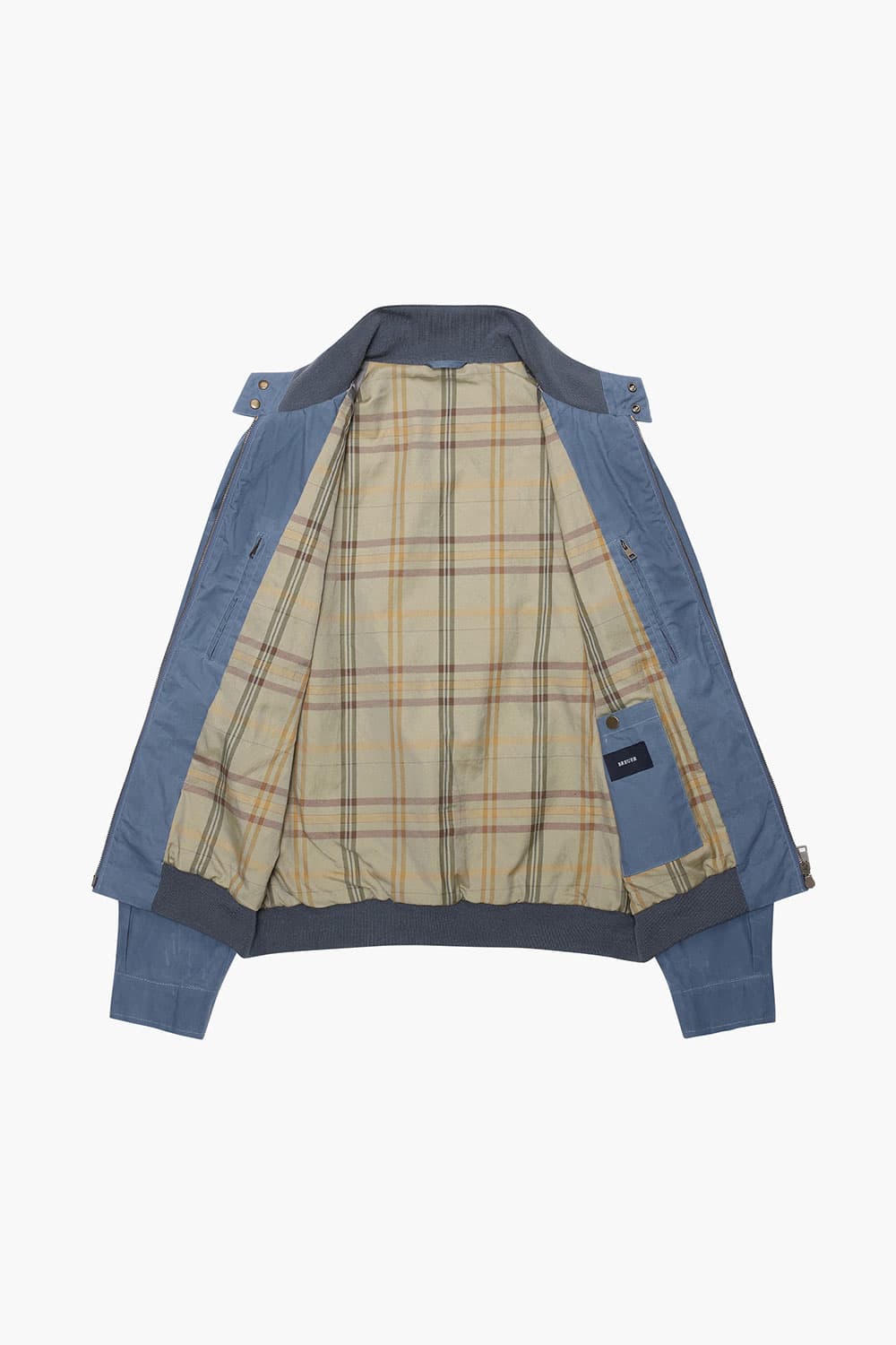 왁스 코튼 베이직 블루종 803 블루 점퍼