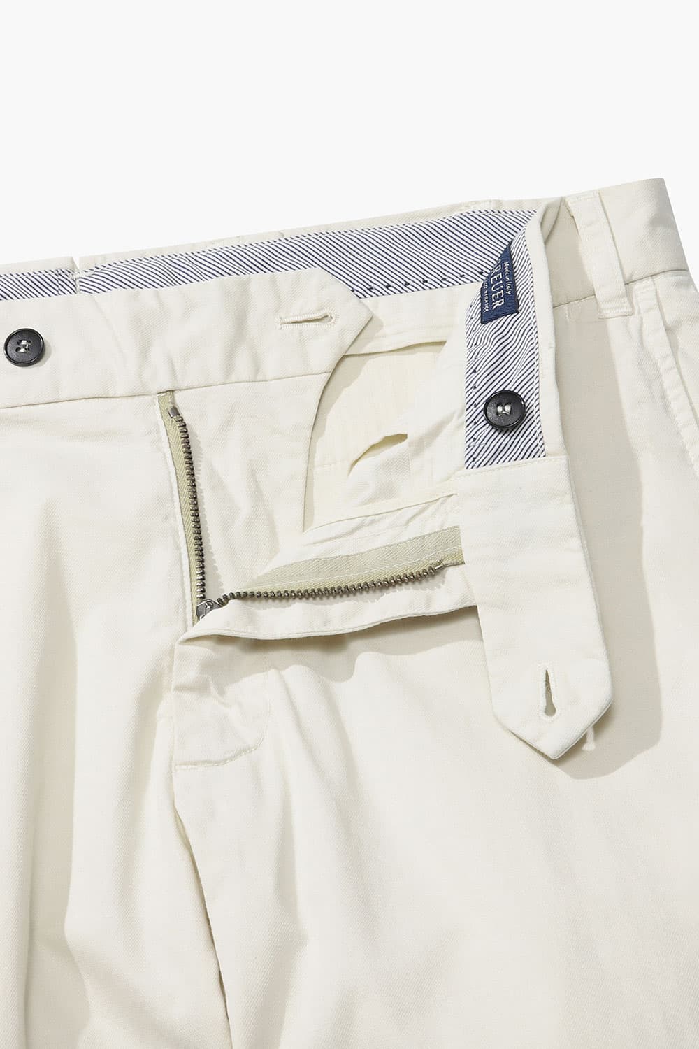 코튼 세미와이드 101 아이보리 팬츠