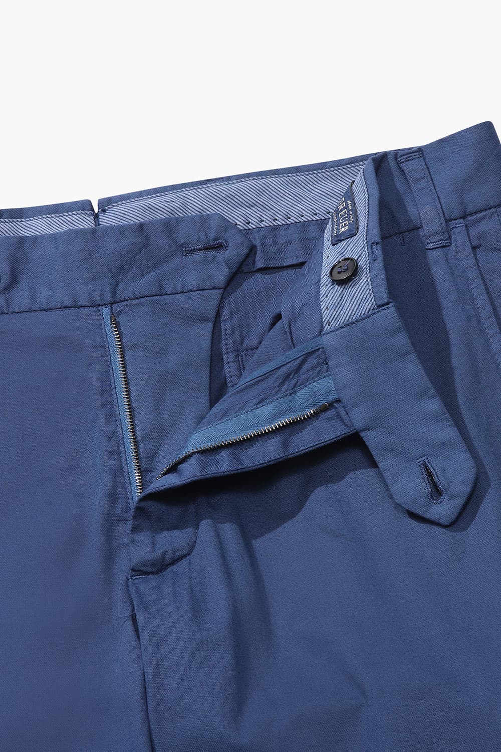 코튼 세미와이드 101 네이비 팬츠