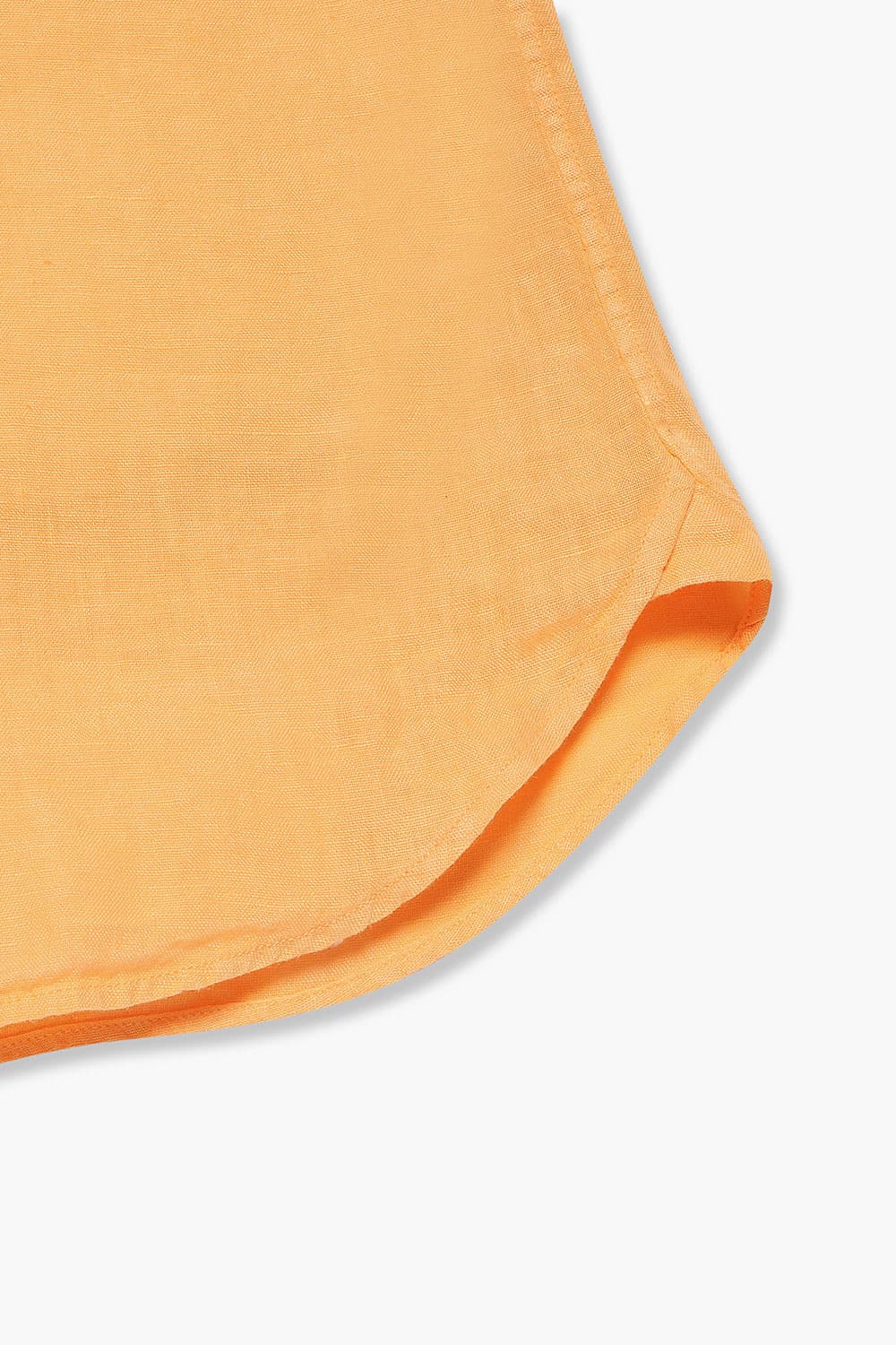 린넨 베이직 107 오렌지 셔츠