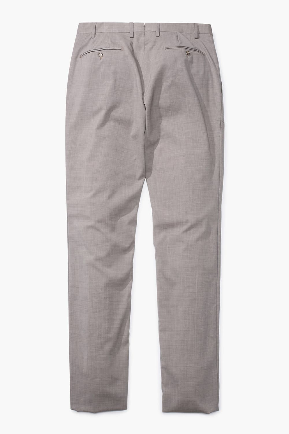 울 테이퍼드 801 라이트브라운 팬츠