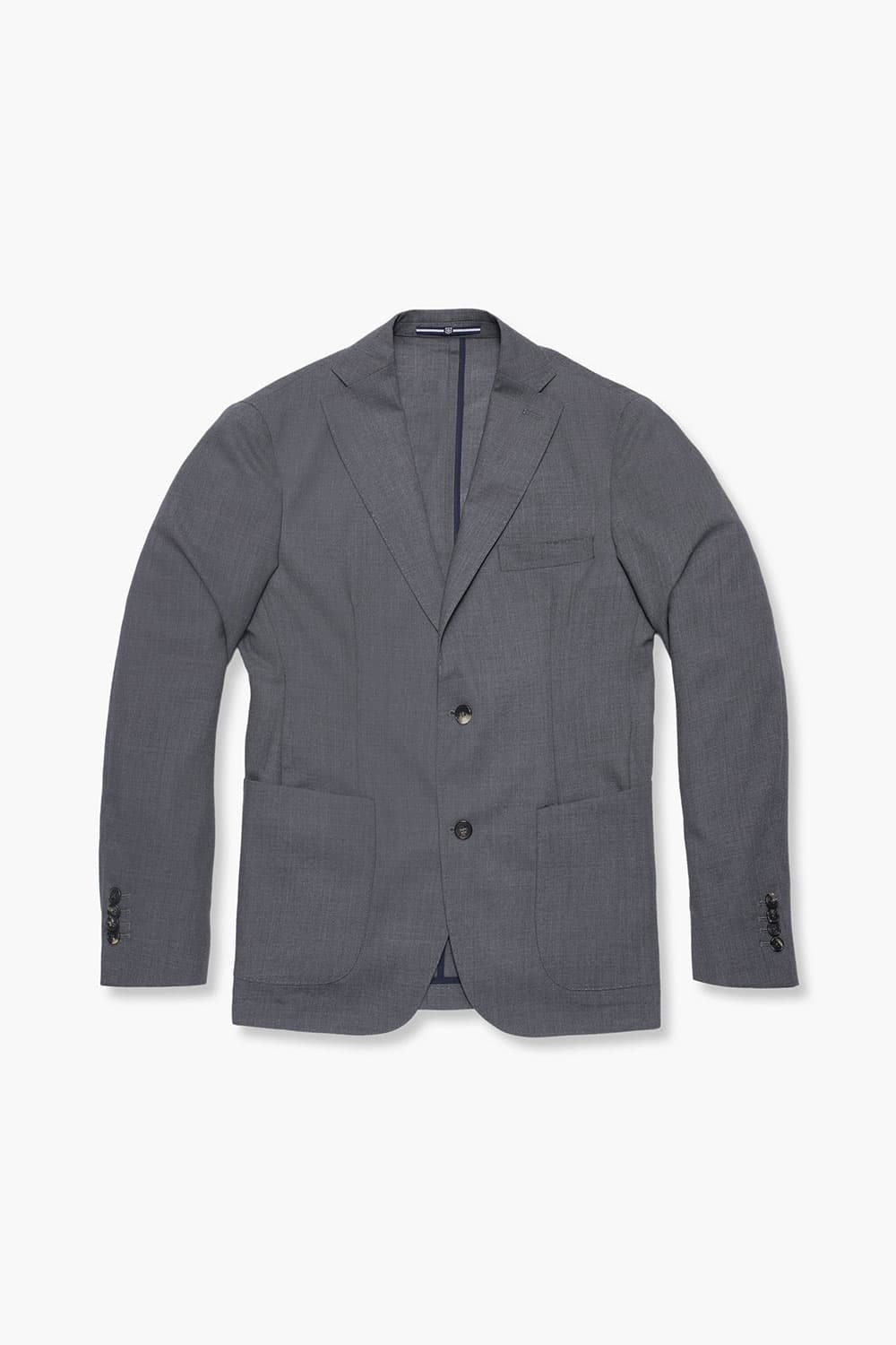 울 베이직 206 다크그레이 테일러드 자켓