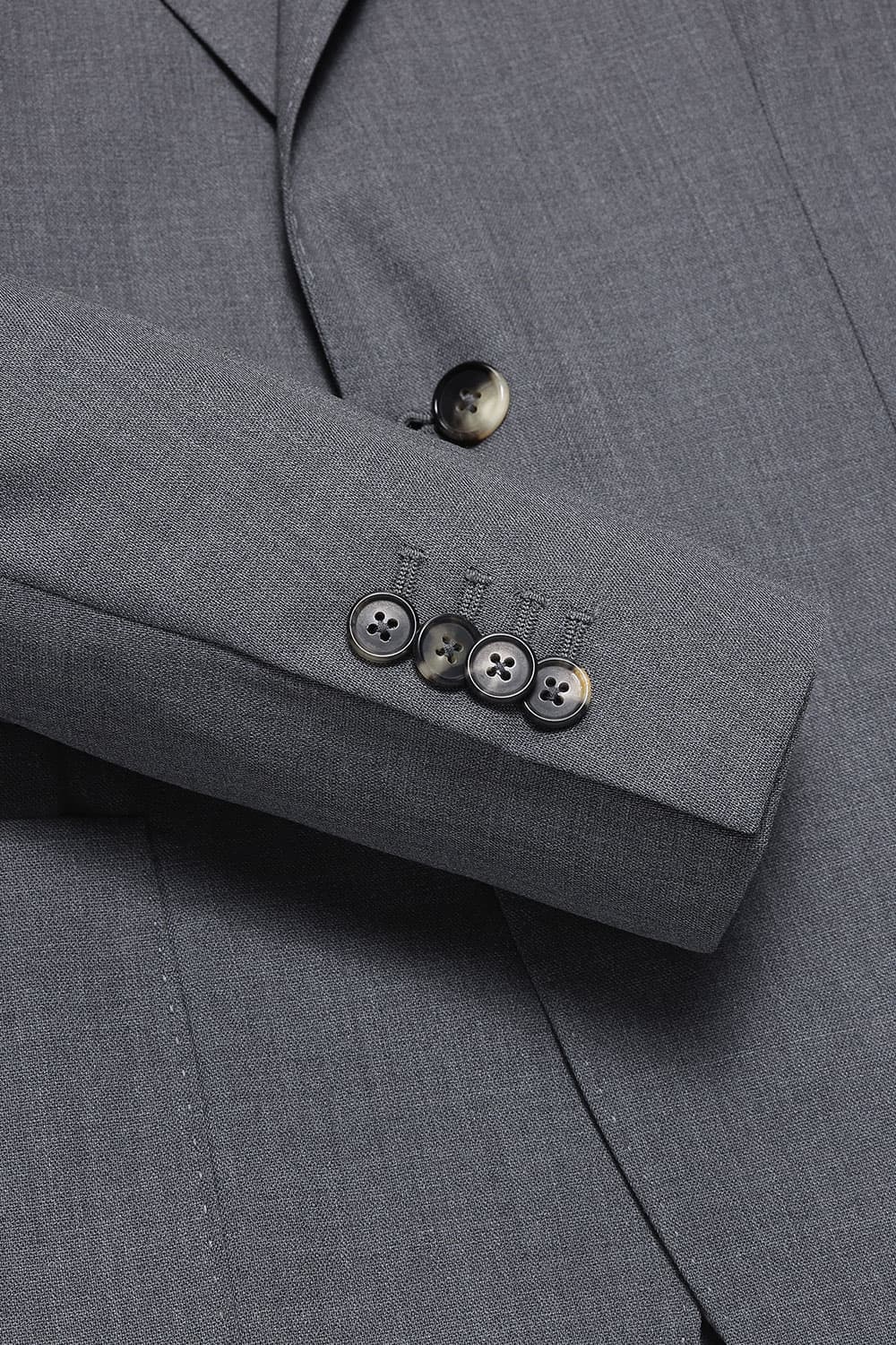 울 베이직 206 다크그레이 테일러드 자켓