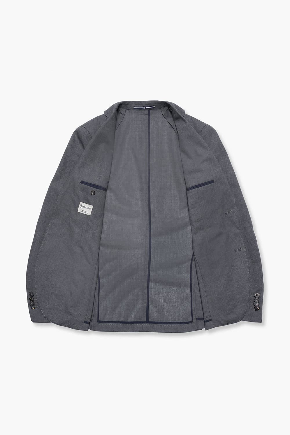 울 베이직 206 다크그레이 테일러드 자켓