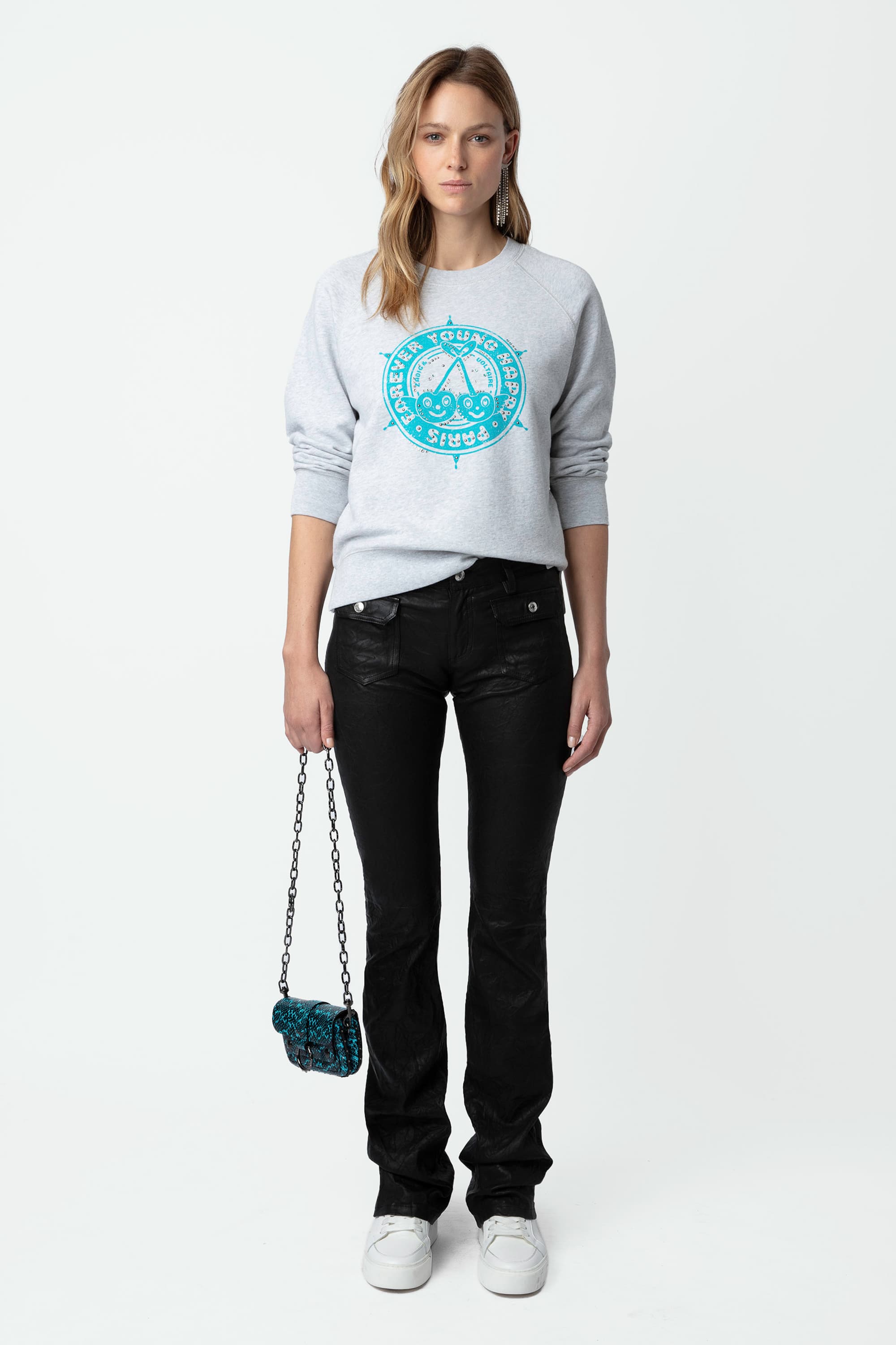 Cameron Blason Strass Sweatshirt