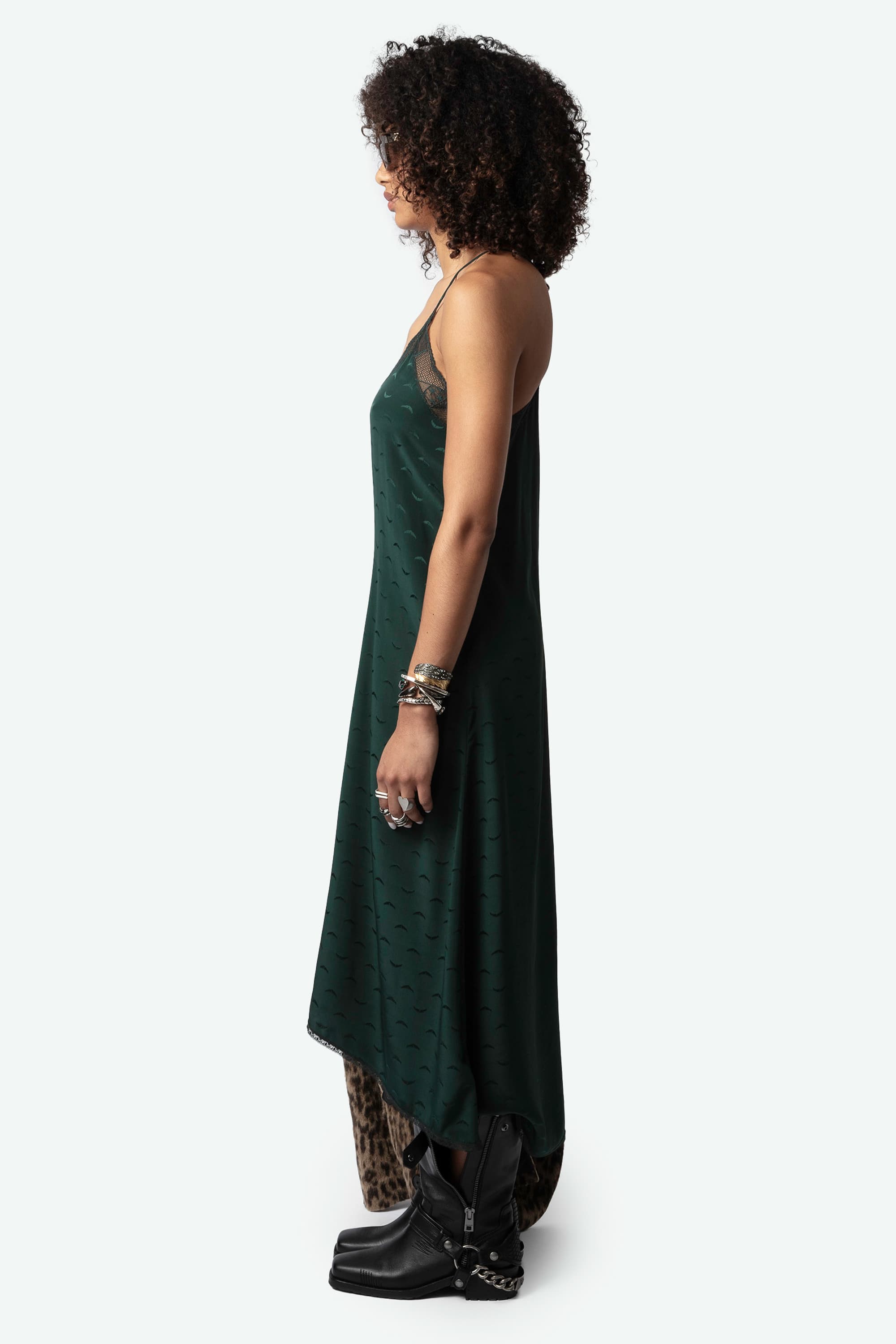 Risty Jacquard Silk Dress