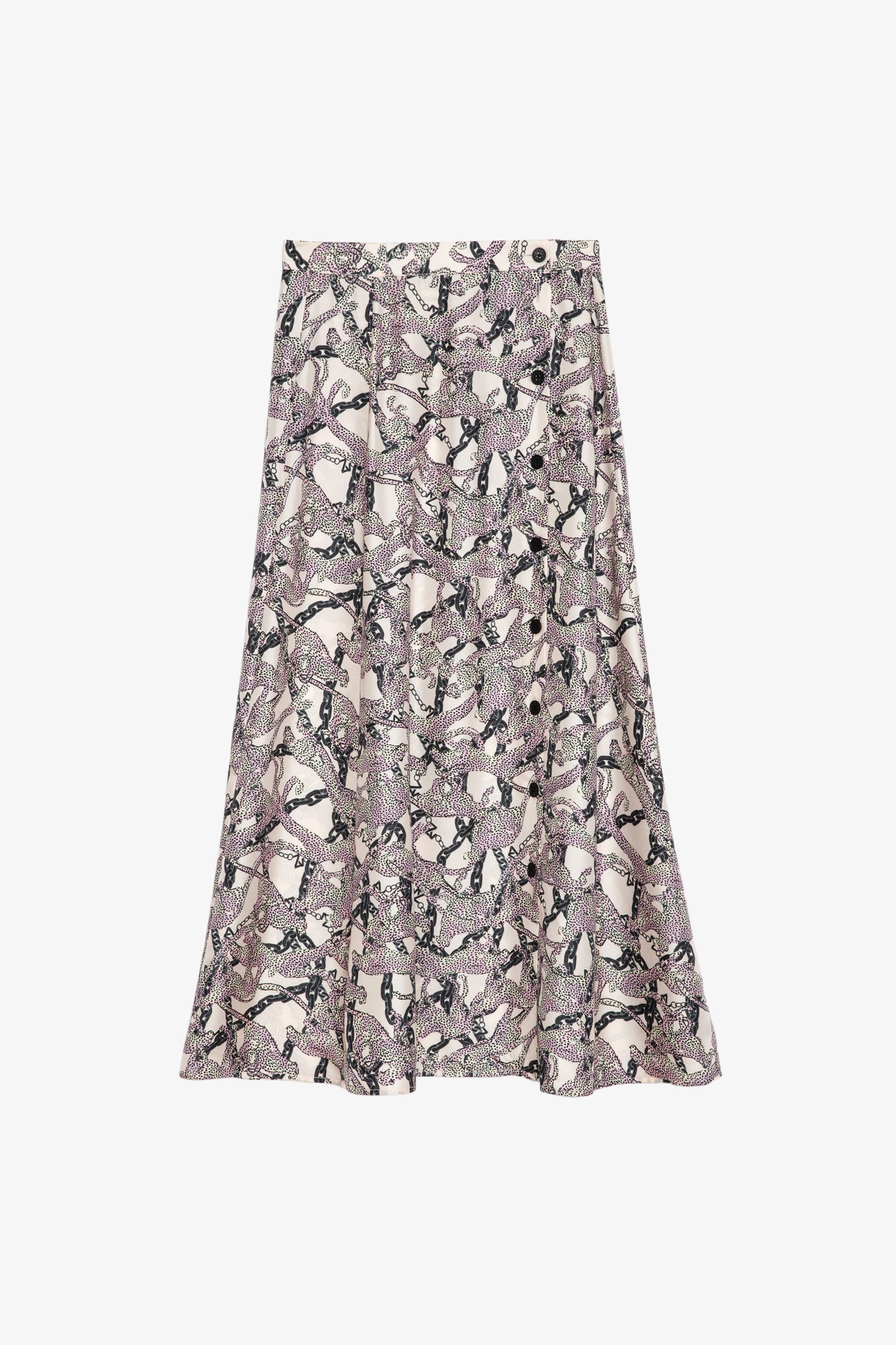 June Silk Chain Skirt