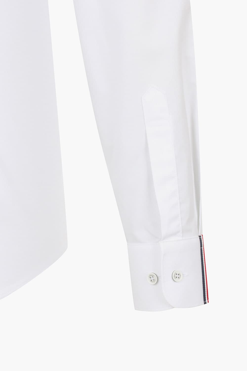 카라 커프스 트리콜로르 952 컴포터블 셔츠 화이트 SE4FM22LS952SWH