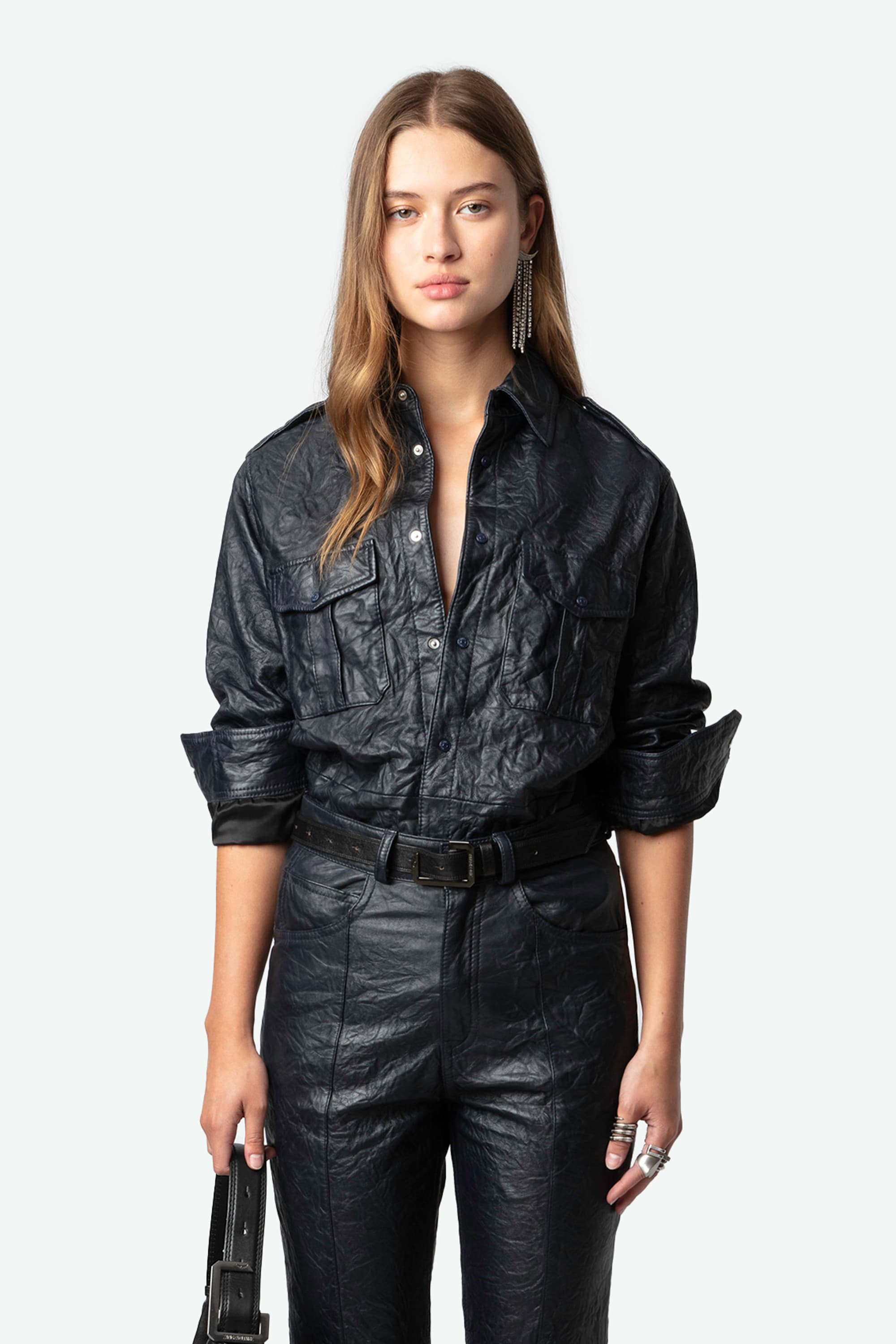 Taska Leather Shirt