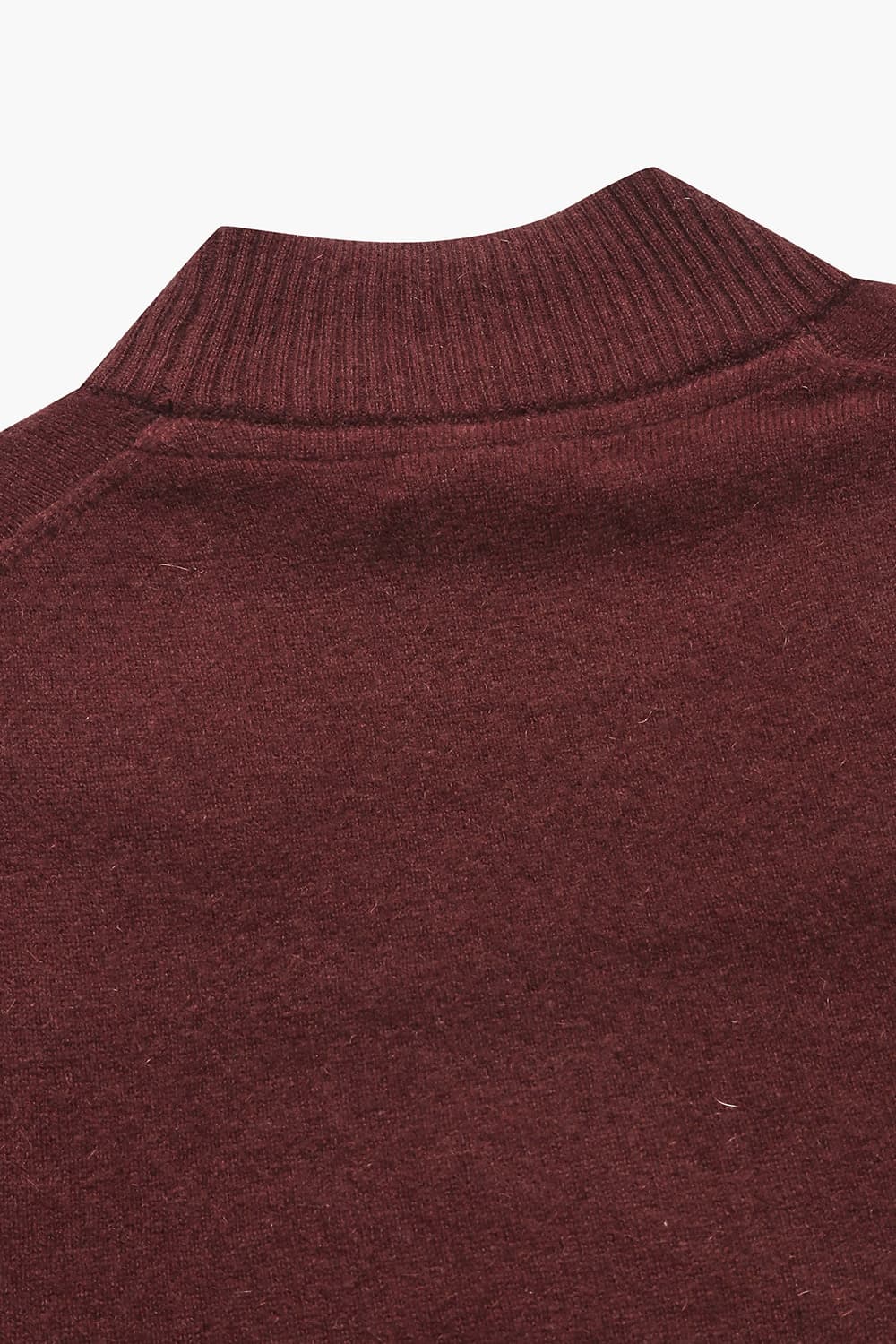 캐시미어 100 MOCK 니트 버건디 RE4FMMAKN804R46