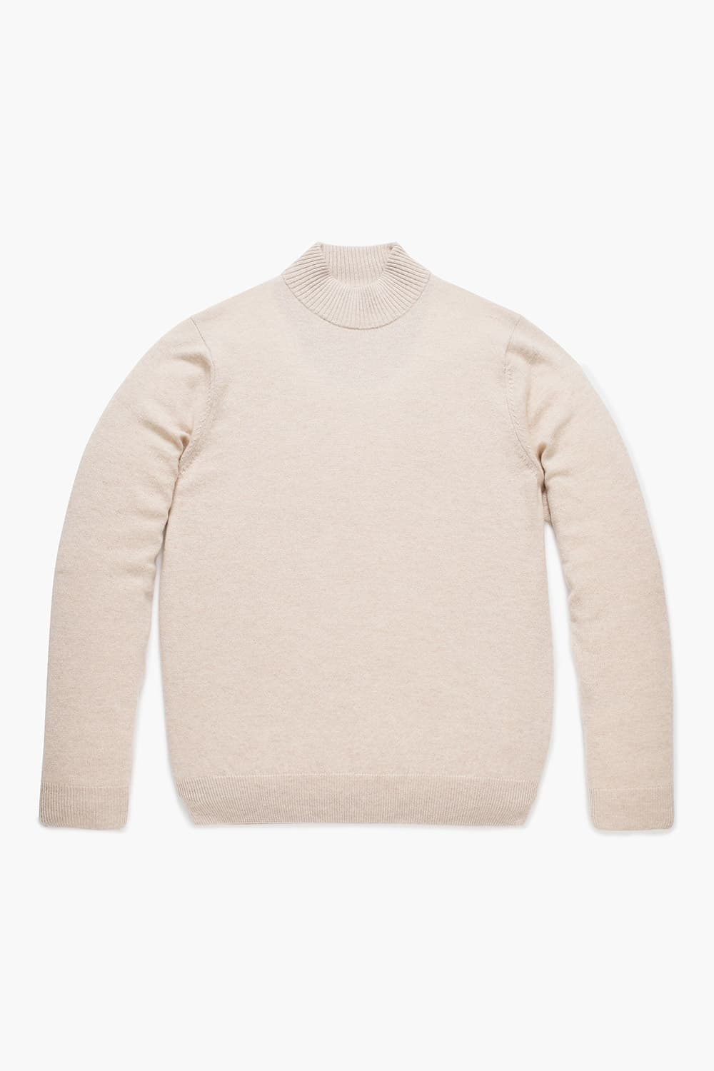 캐시미어 100 MOCK 니트 베이지 RE4FMMAKN804R15