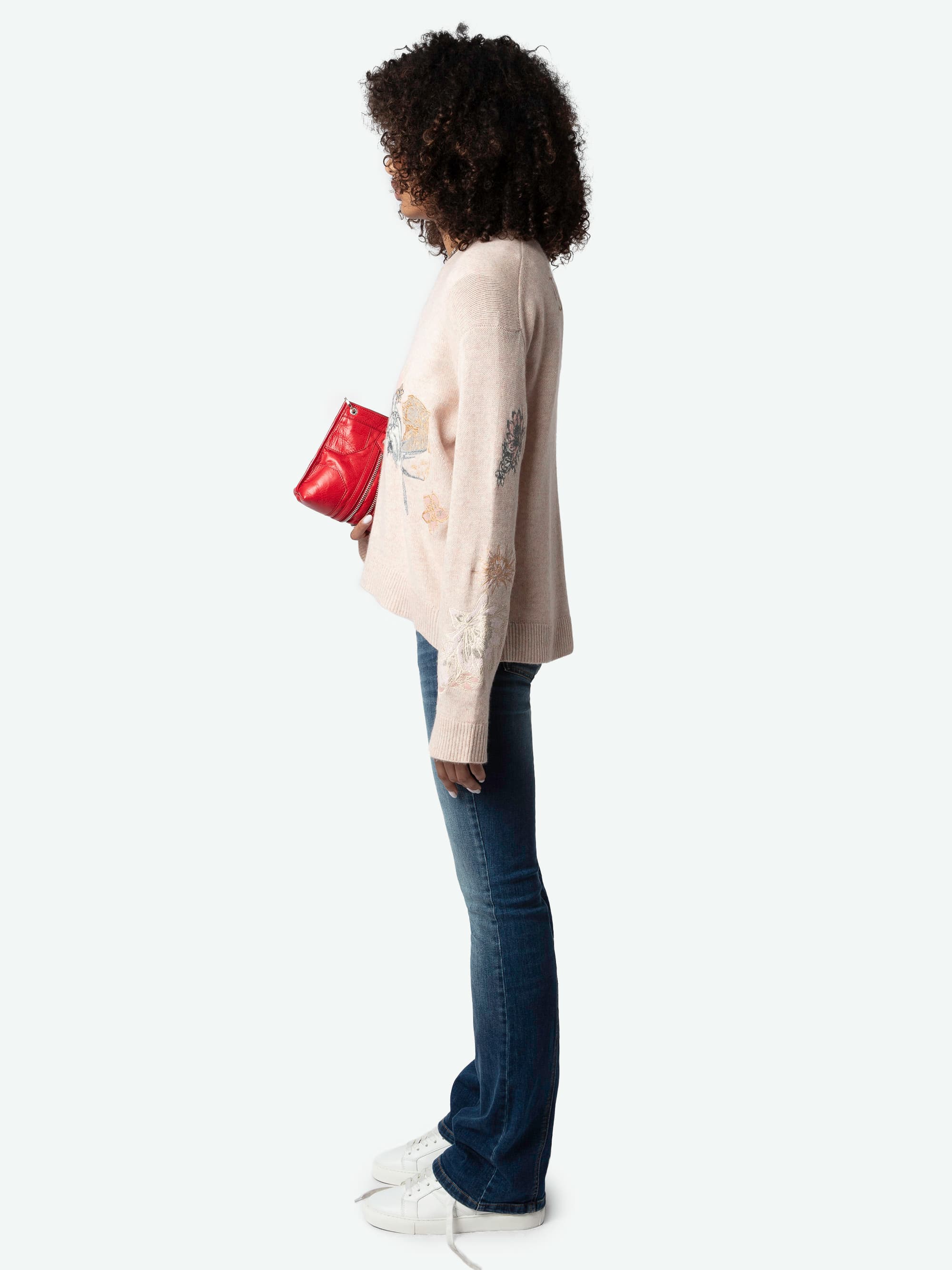 Markus Flower Cashmere Sweater