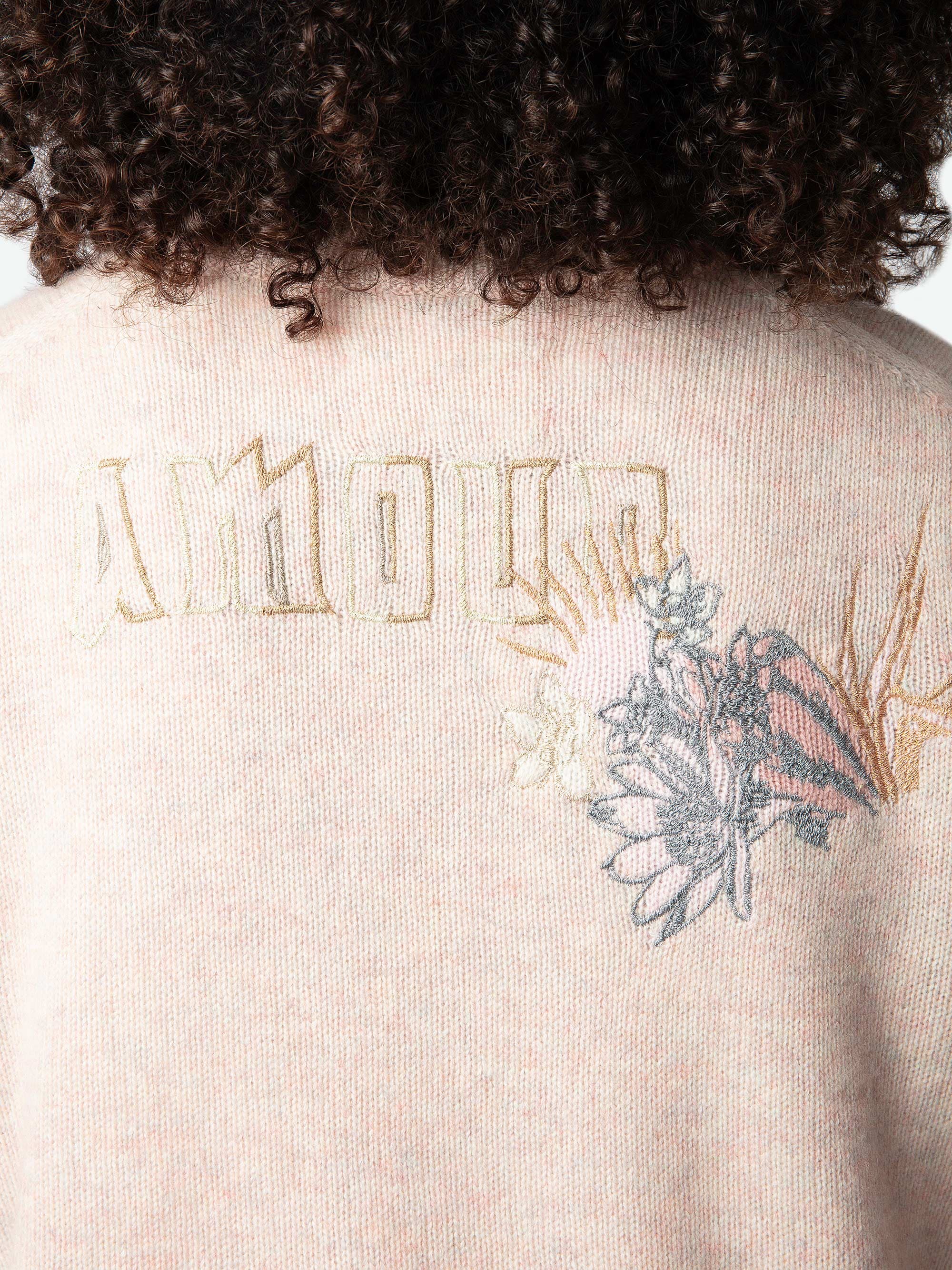Markus Flower Cashmere Sweater