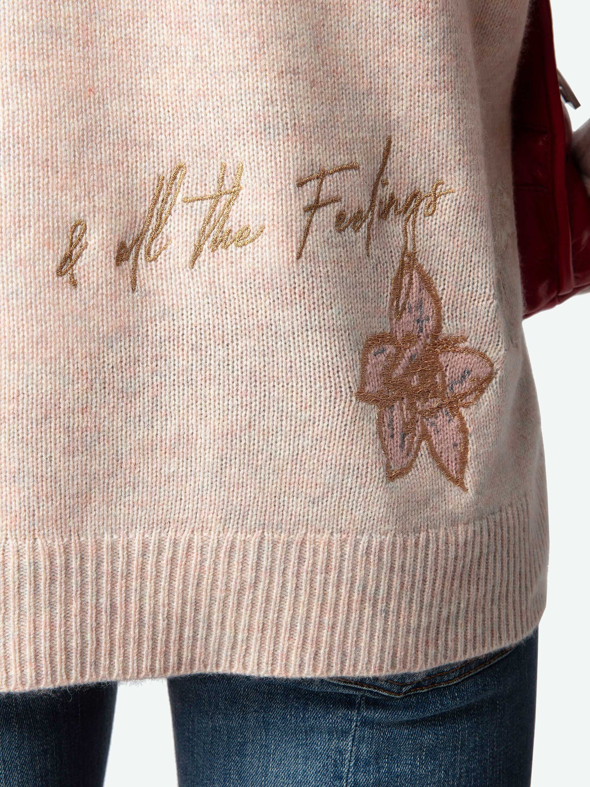 Markus Flower Cashmere Sweater