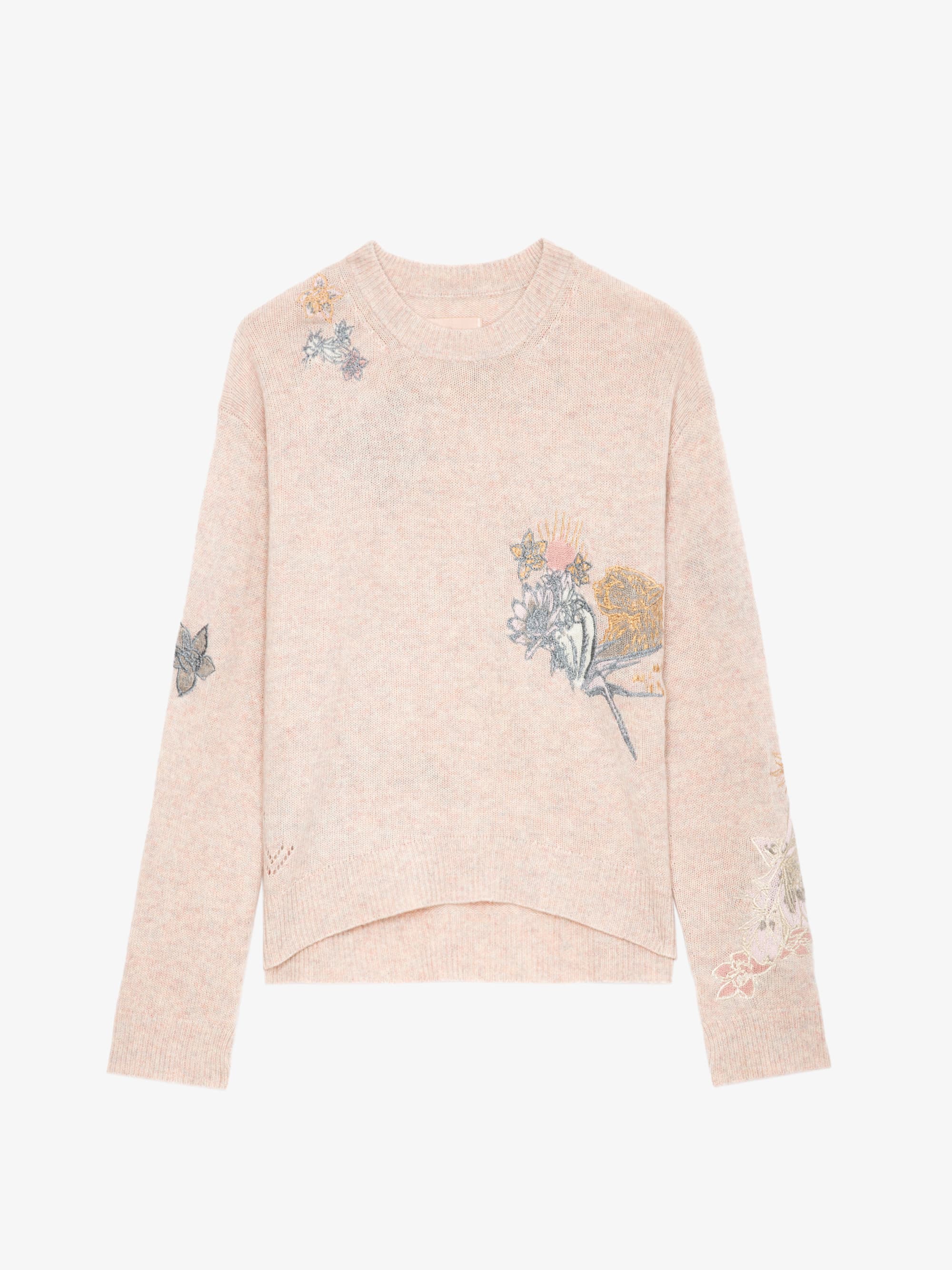 Markus Flower Cashmere Sweater