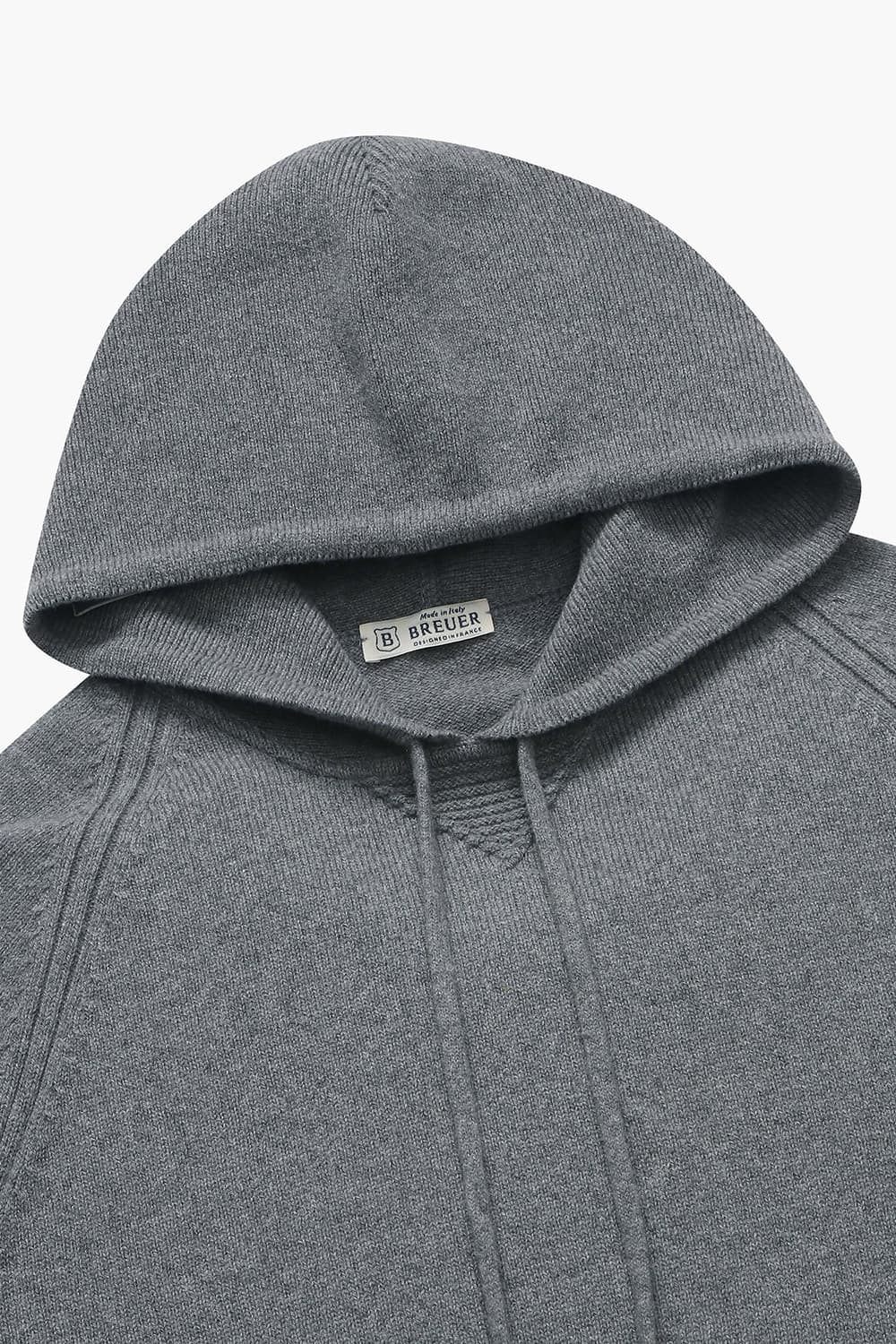 울 100 Capuche 니트 그레이 RE4FMBAKN401R95