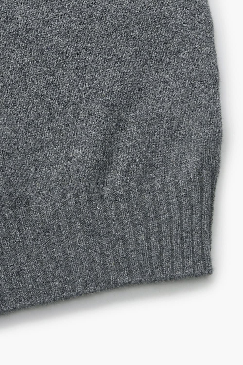 울 100 Capuche 니트 그레이 RE4FMBAKN401R95