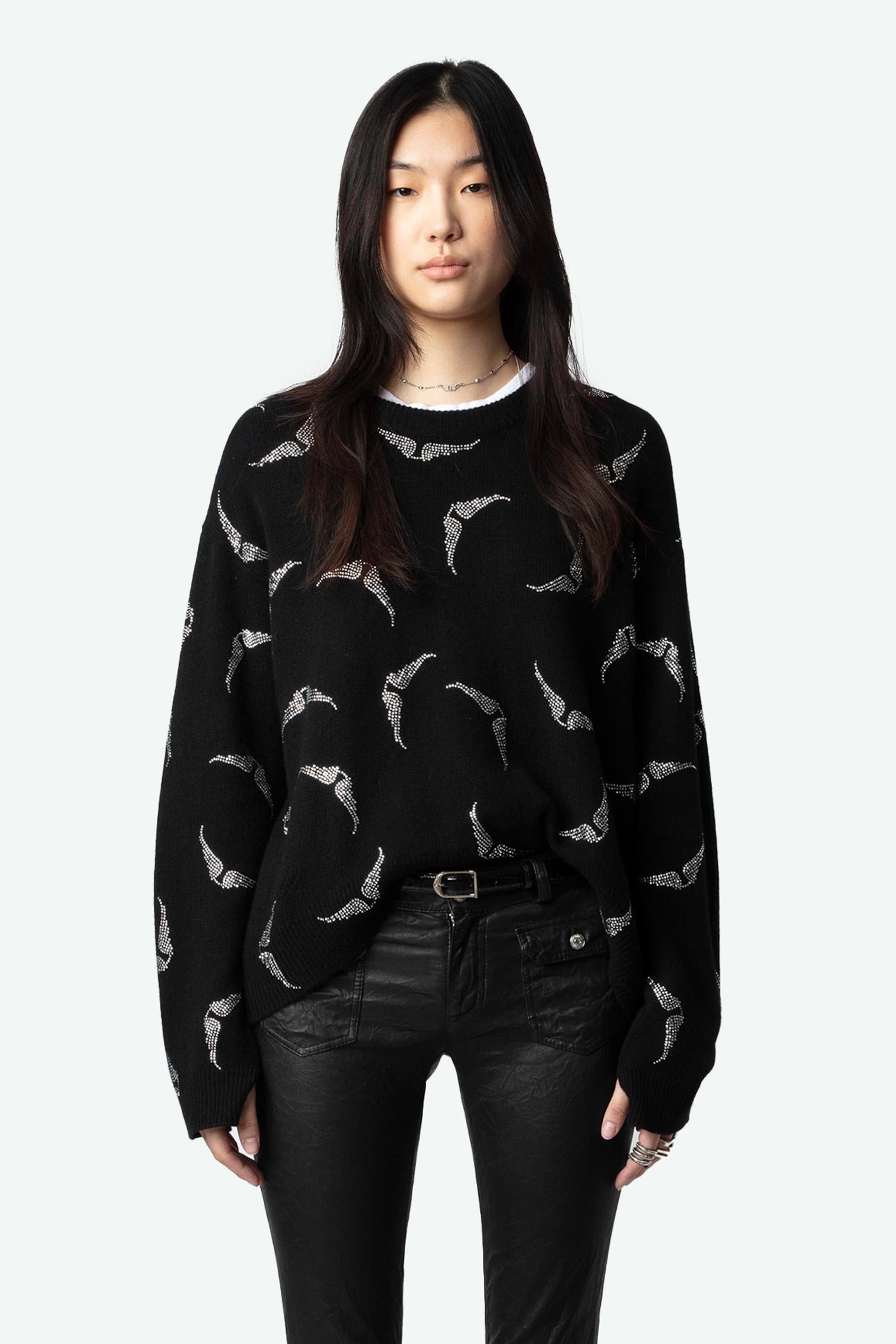 Markus Wing Strass Cashmere Sweater