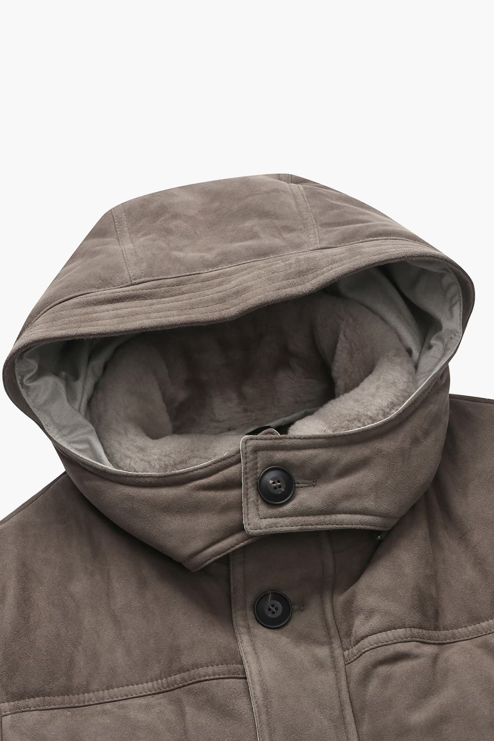 염소 스킨 Suede jumper 다크브라운 점퍼 RE4FMMALE803R86