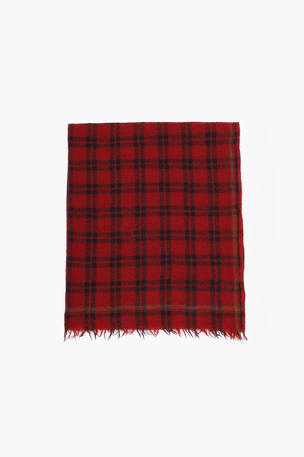 울100 BUFFALO CHECK SCARF 레드 머플러 QE4FMHTSC102Q44