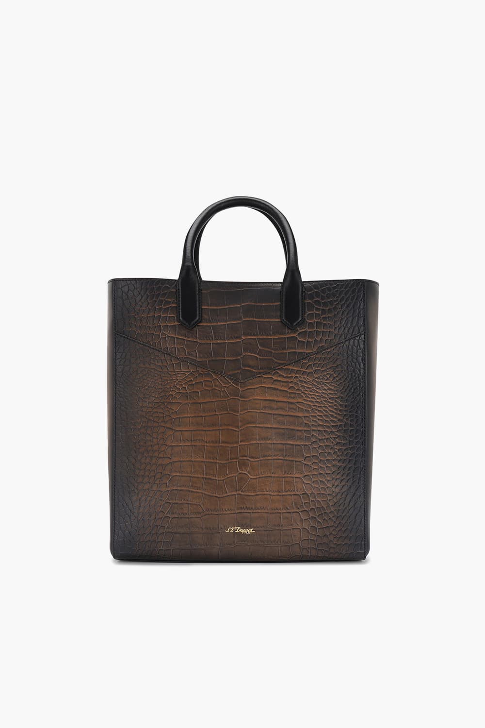 24 르글랑 아뜰리에 크로코패턴 토트백(와인&시가백) 하바나 CG141455Z