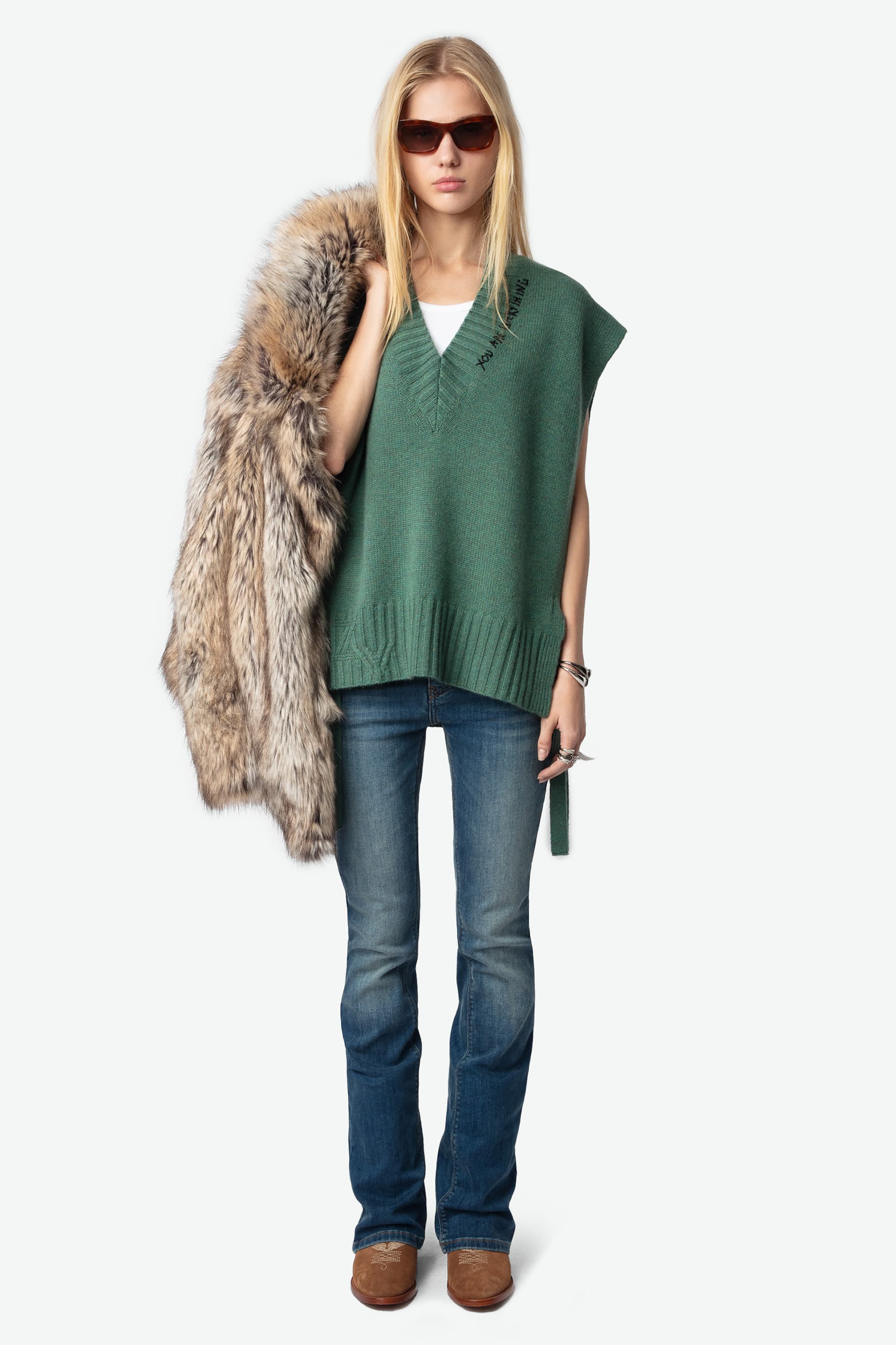 Maddy Cashmere Vest