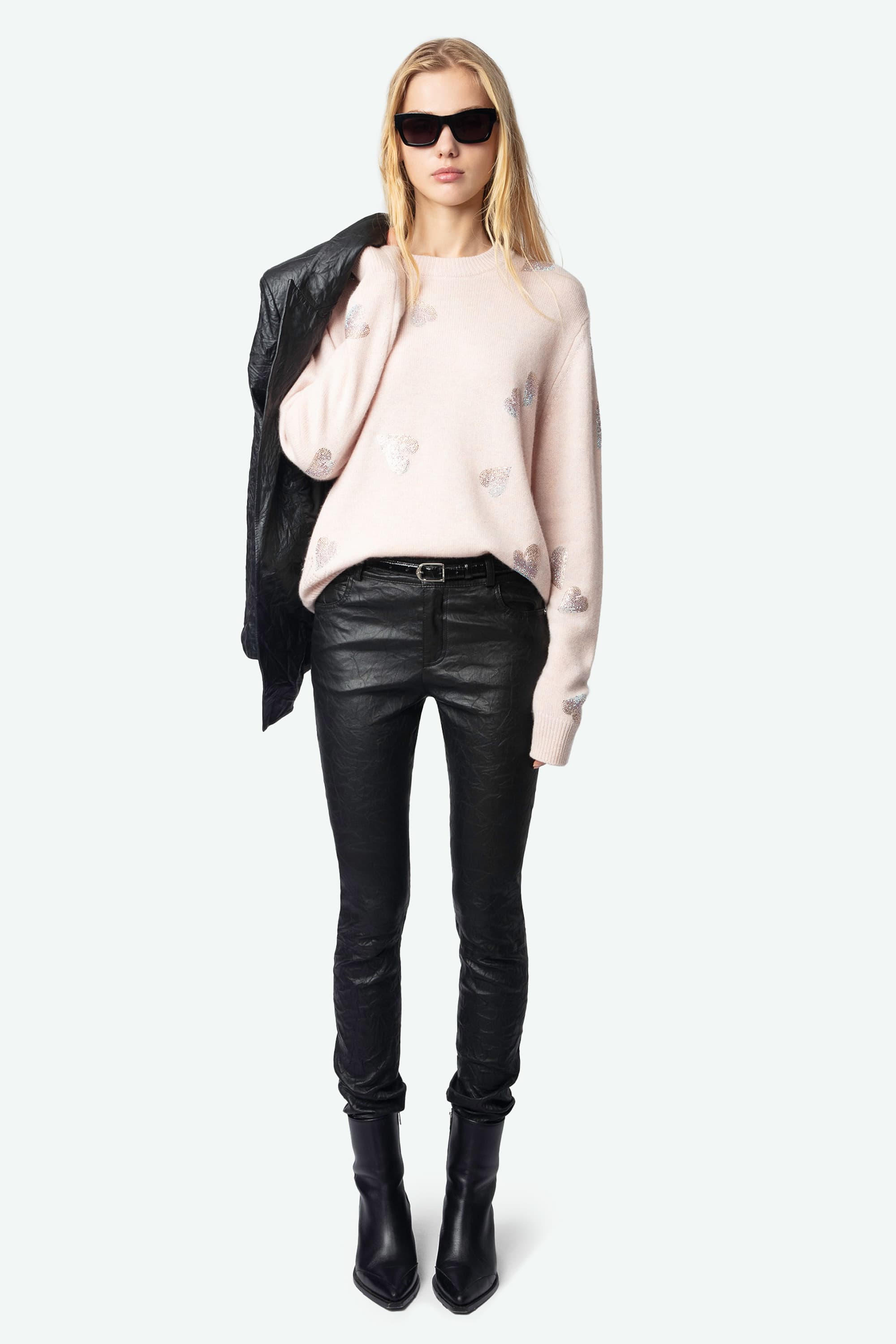 Pravis Strass Cashmere Sweater