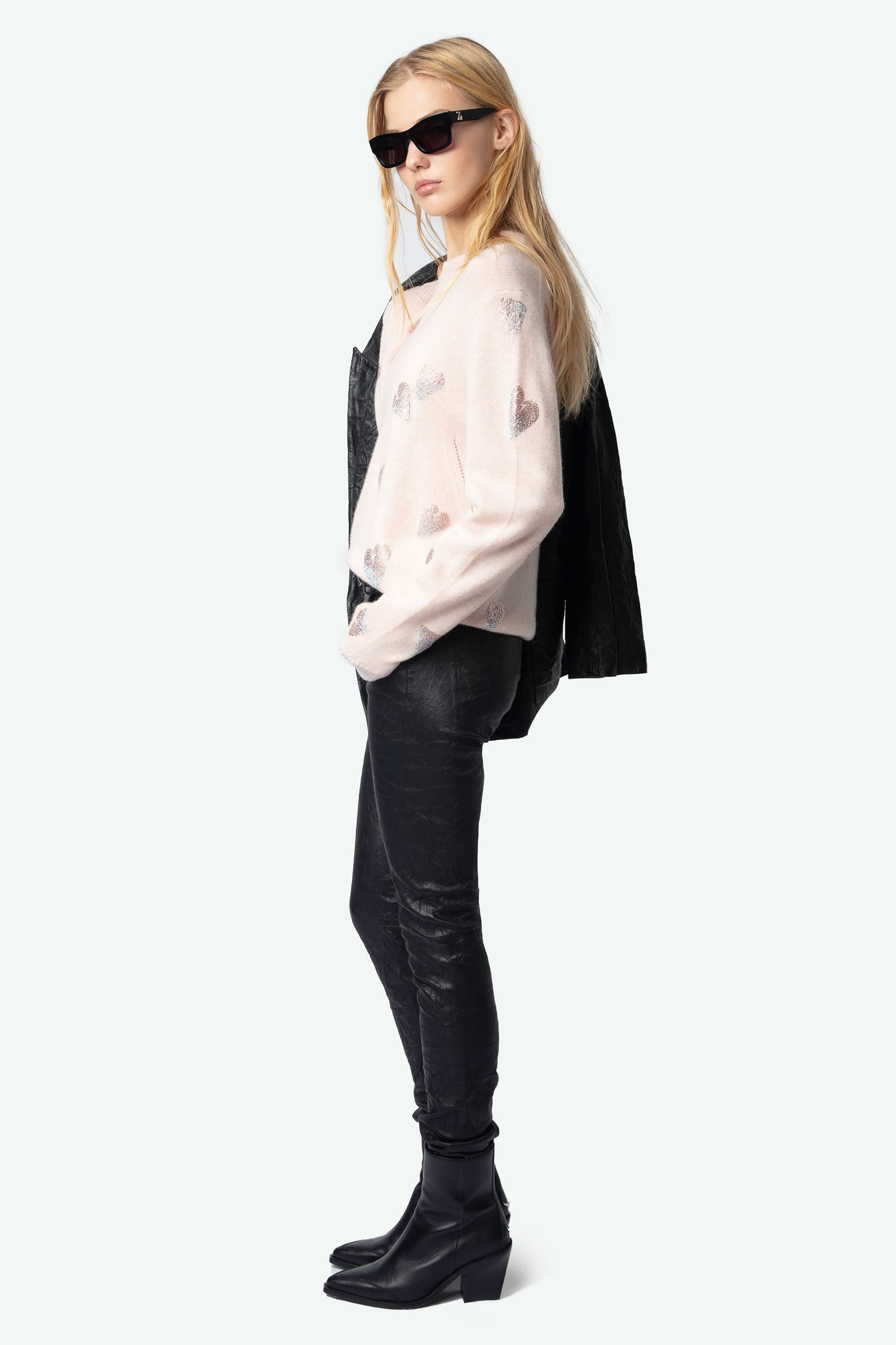 Pravis Strass Cashmere Sweater